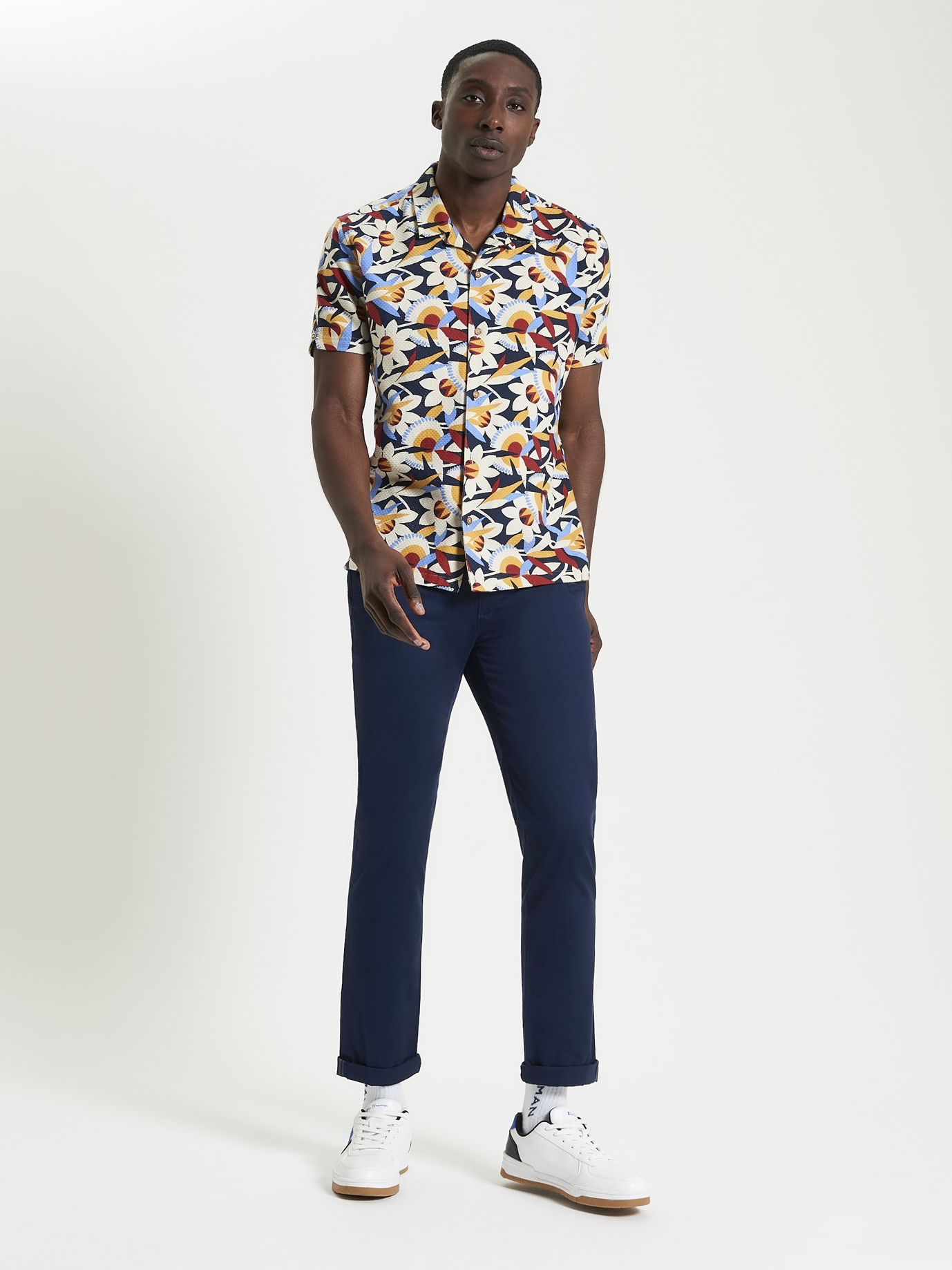 Ben Sherman Abstract Floral Shirt