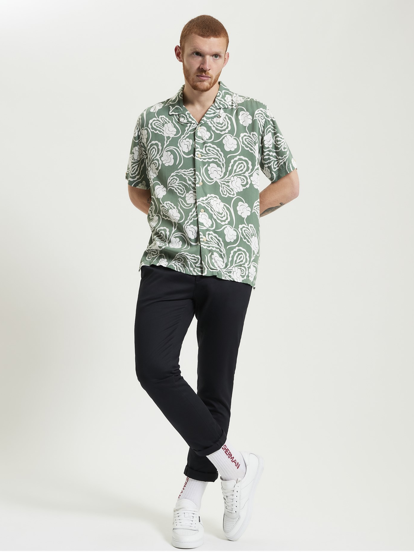 Ben Sherman Paisley Swirl Shirt Green