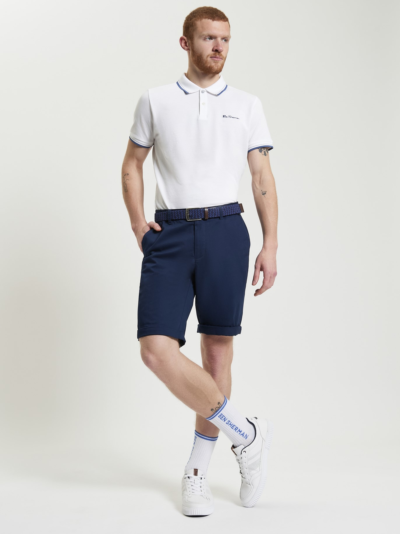 Ben Sherman Signature Chino Shorts Navy