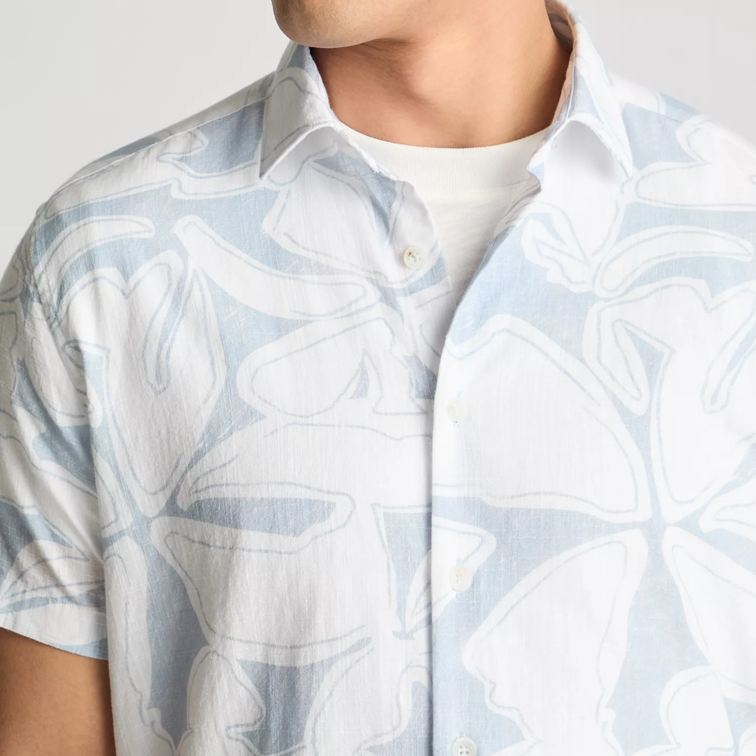 Remus Uomo Pattern Shirt Sky