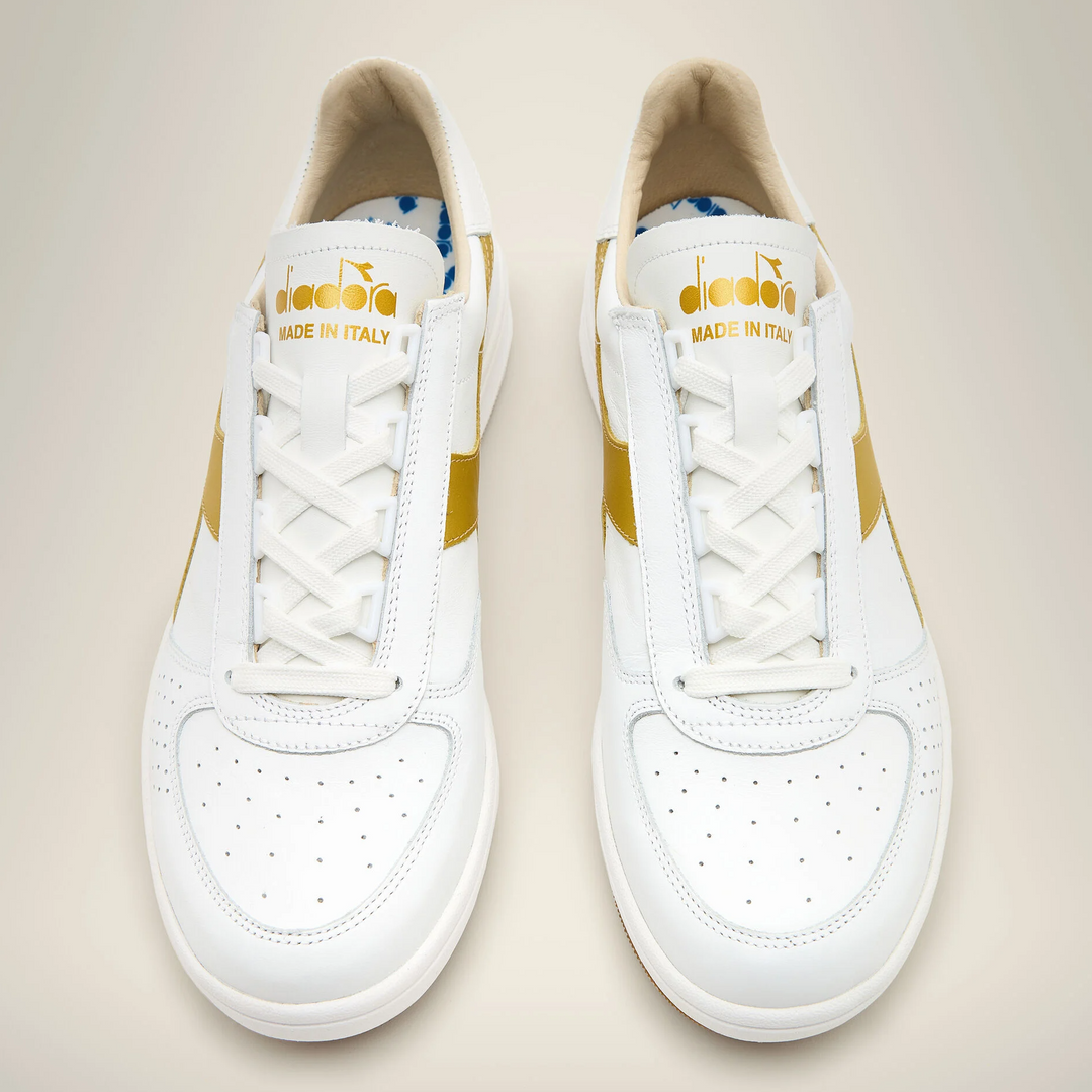 Diadora B.Elite Italia Sport Trainers White Gold