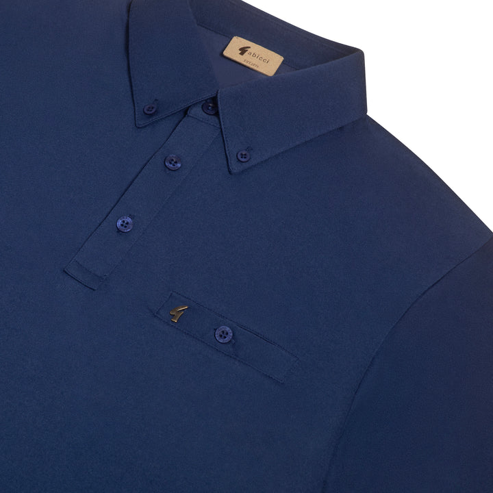 Gabicci Vintage Ladro Polo Shirt Blue