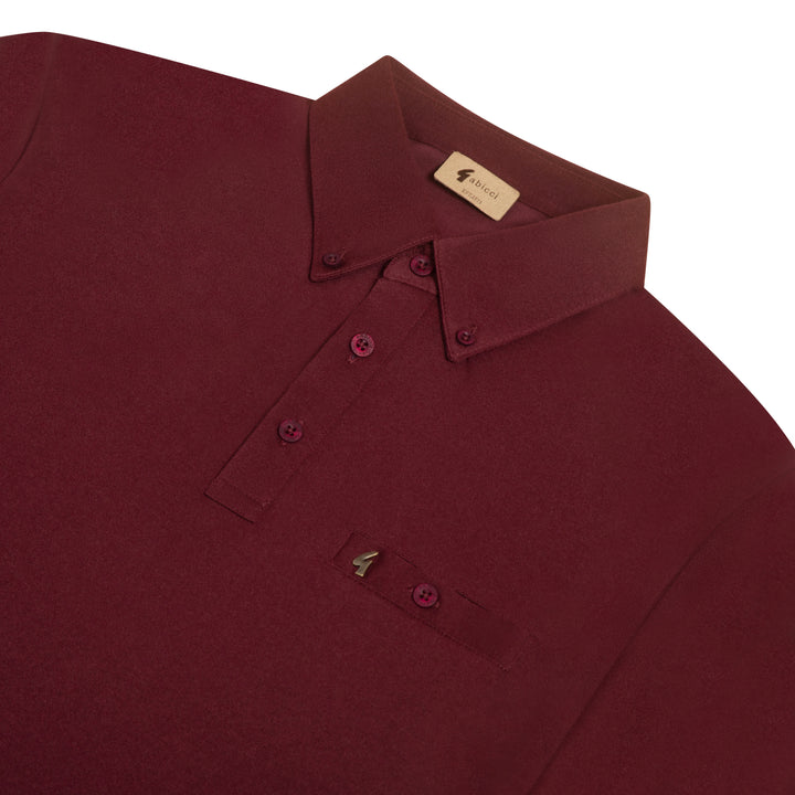 Gabicci Vintage Ladro Polo Shirt Berry