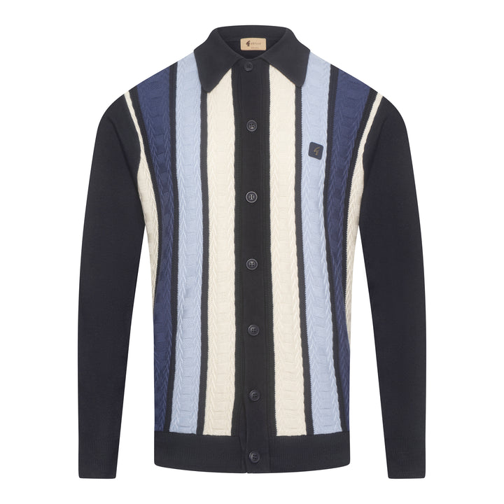 Gabicci Vintage Pedro Knit Shirt Navy