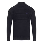 Gabicci Vintage Emilio Knit Roll Neck Navy