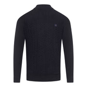 Gabicci Vintage Leonardo Knit Roll Neck Navy