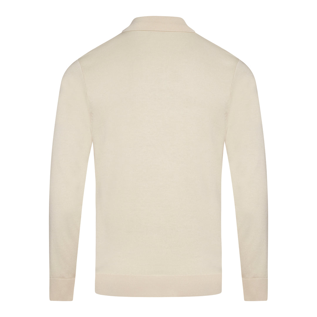Gabicci Vintage Soda Knit Polo Cream