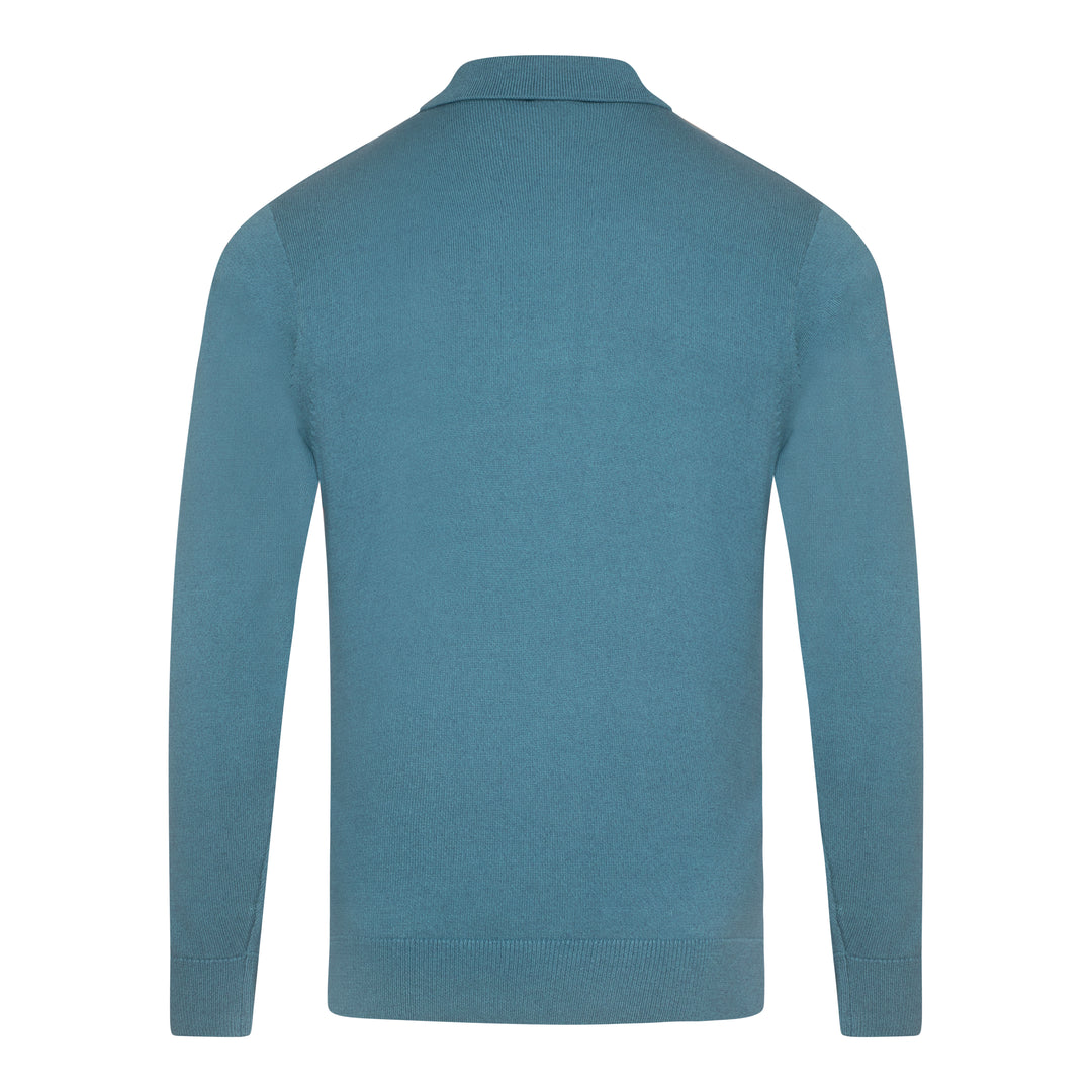 Gabicci Vintage Pablo Knit Polo Teal