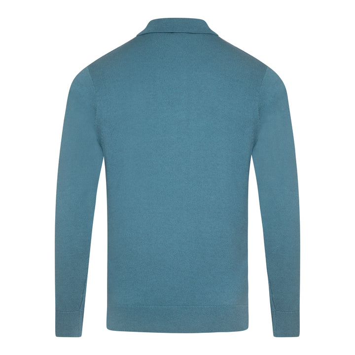 Gabicci Vintage Pablo Knit Polo Teal