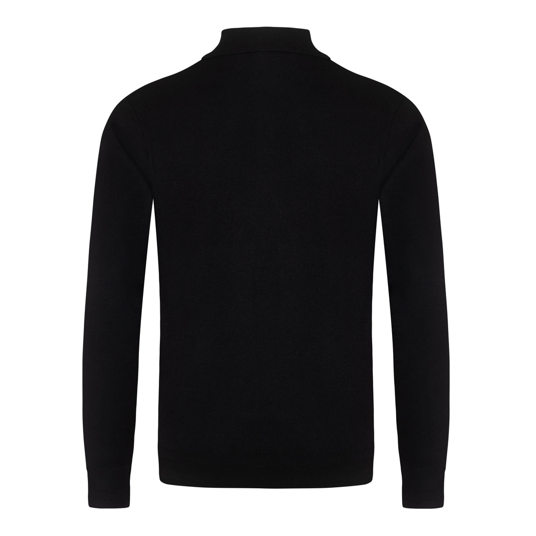 Gabicci Vintage Pedro Knit Shirt Black