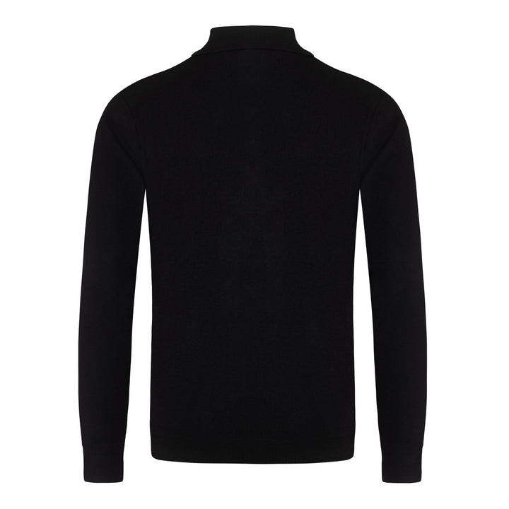 Gabicci Vintage Pedro Knit Shirt Black