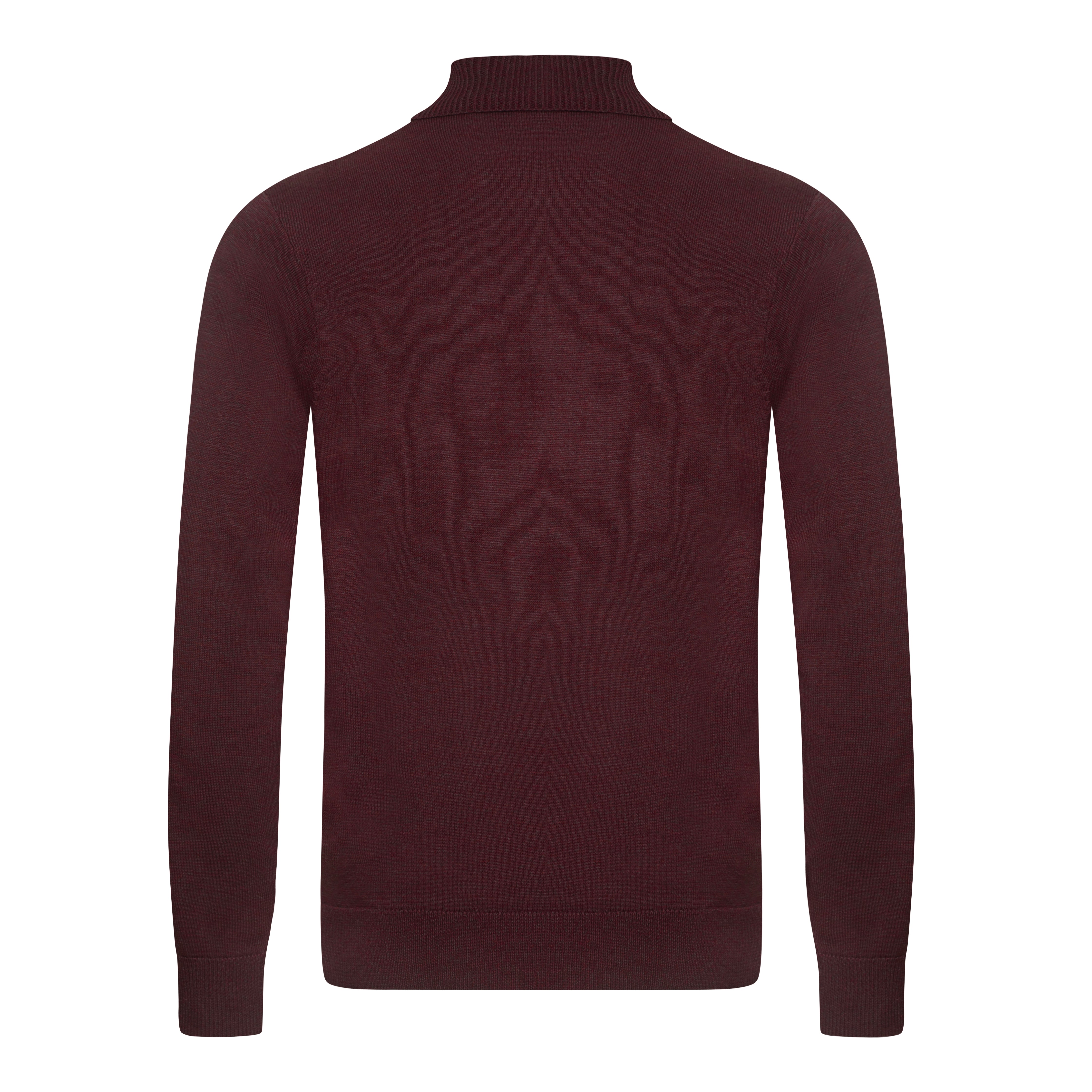 Gabicci Vintage Ricardo Knit Roll Neck Berry