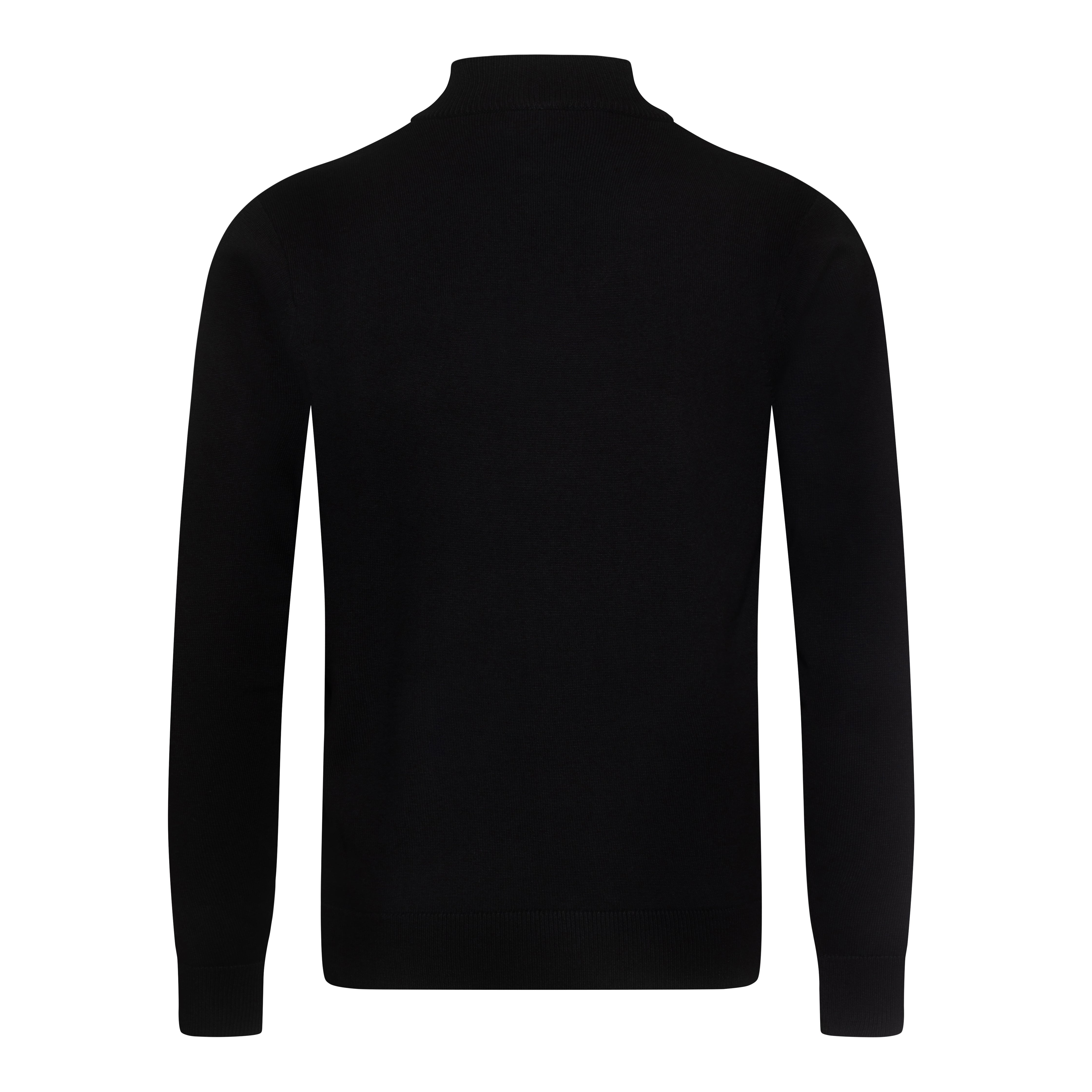 Gabicci Vintage Naxton Zip Sweater Black
