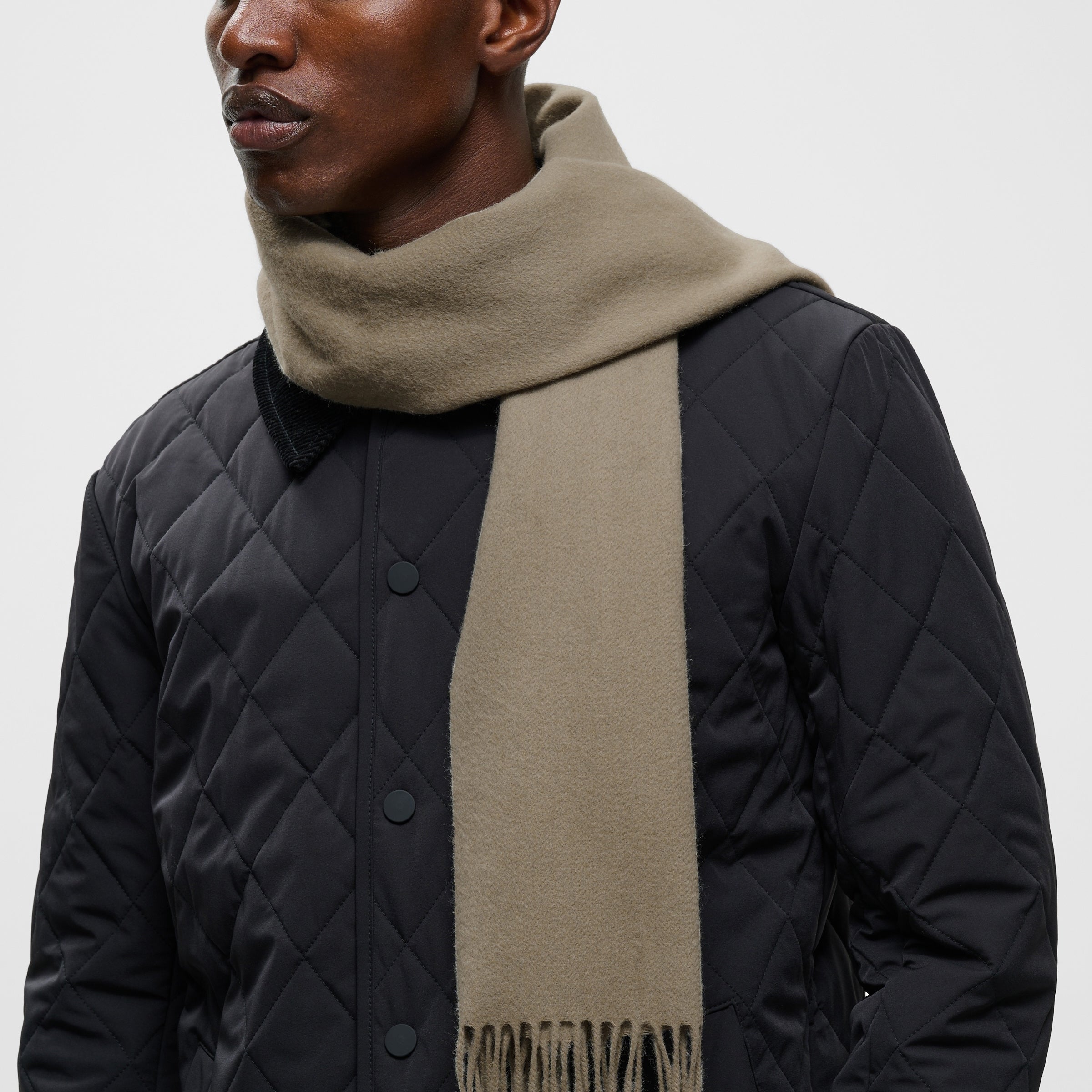 Matinique Wool Scarf Beige