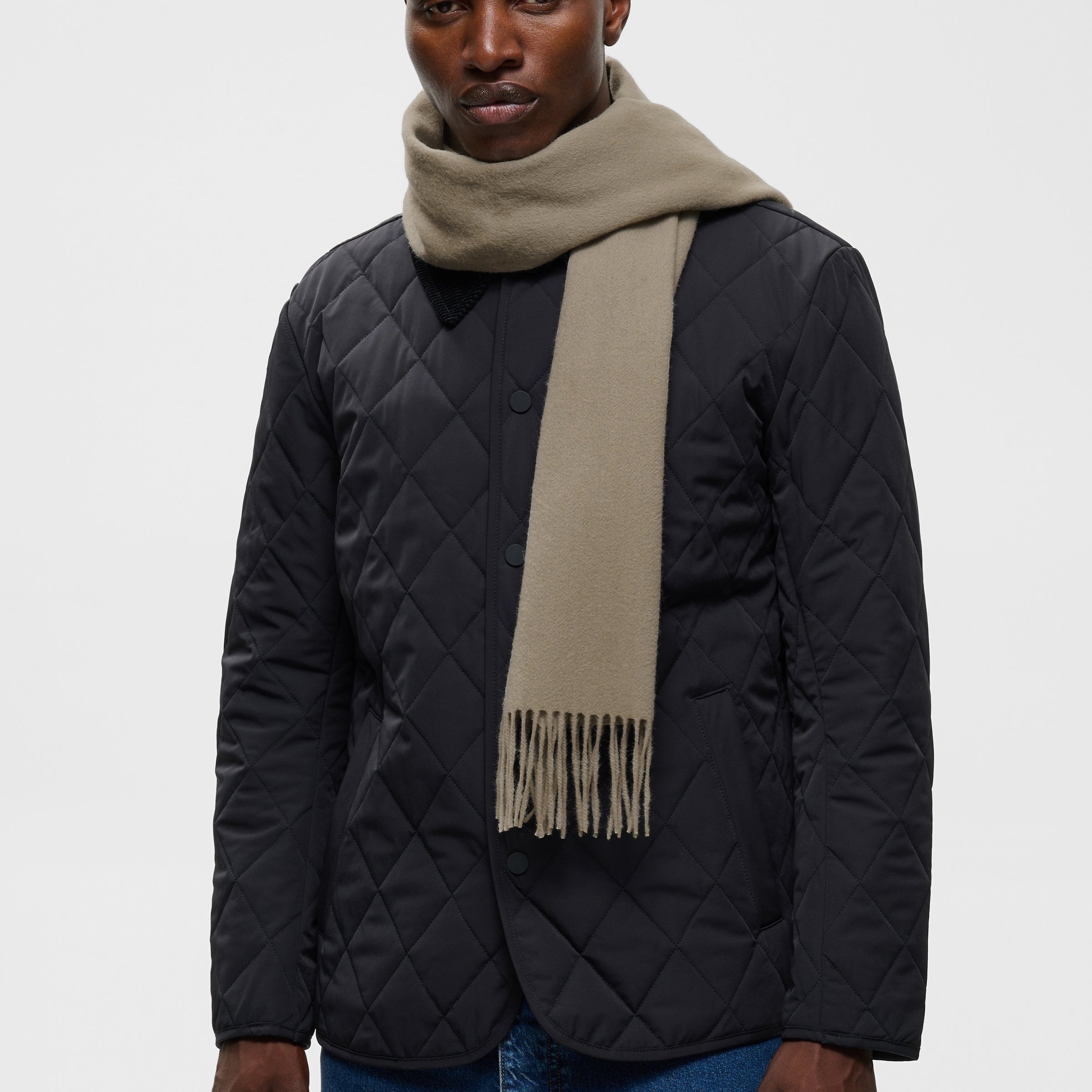 Matinique Wool Scarf Beige