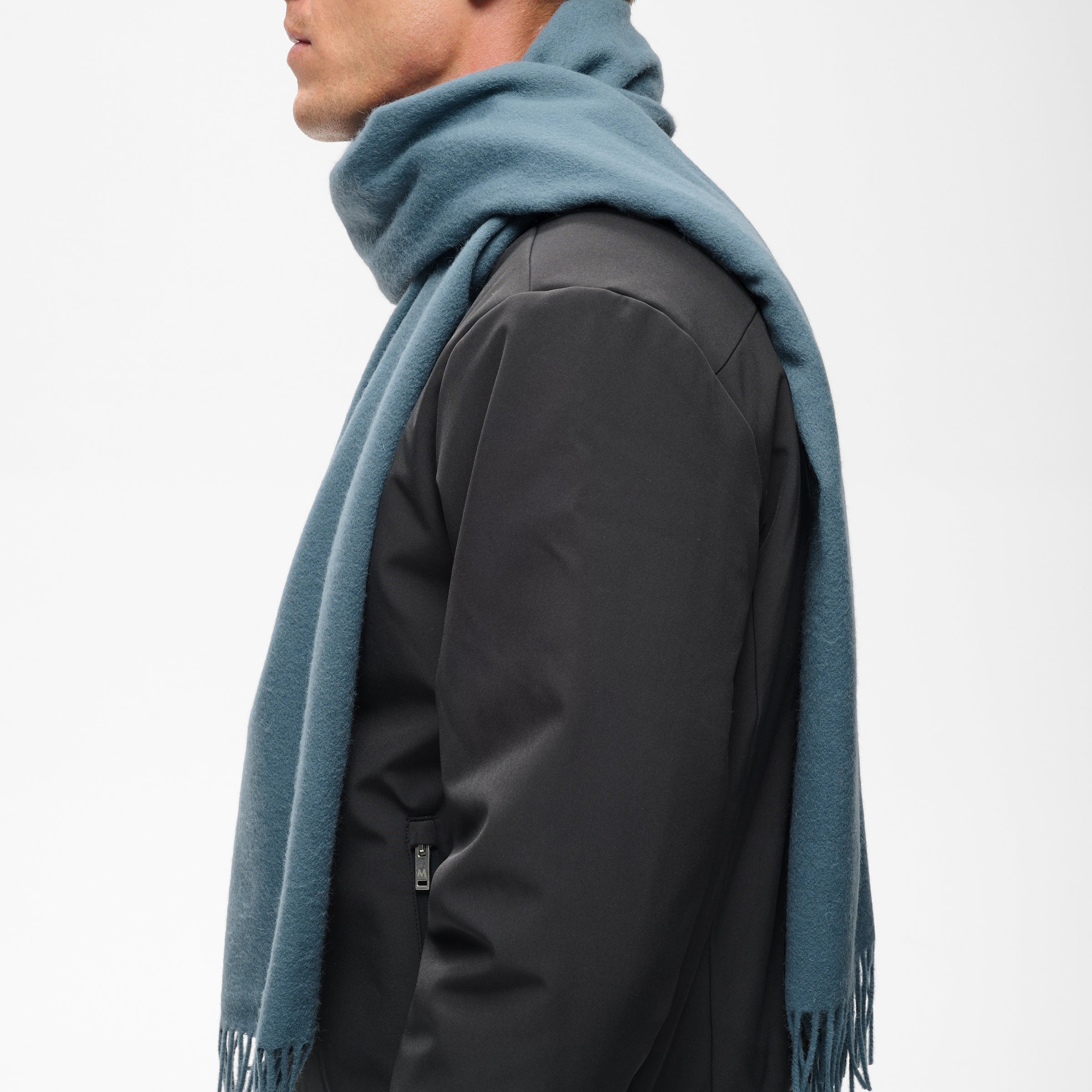Matinique Wool Scarf Blue