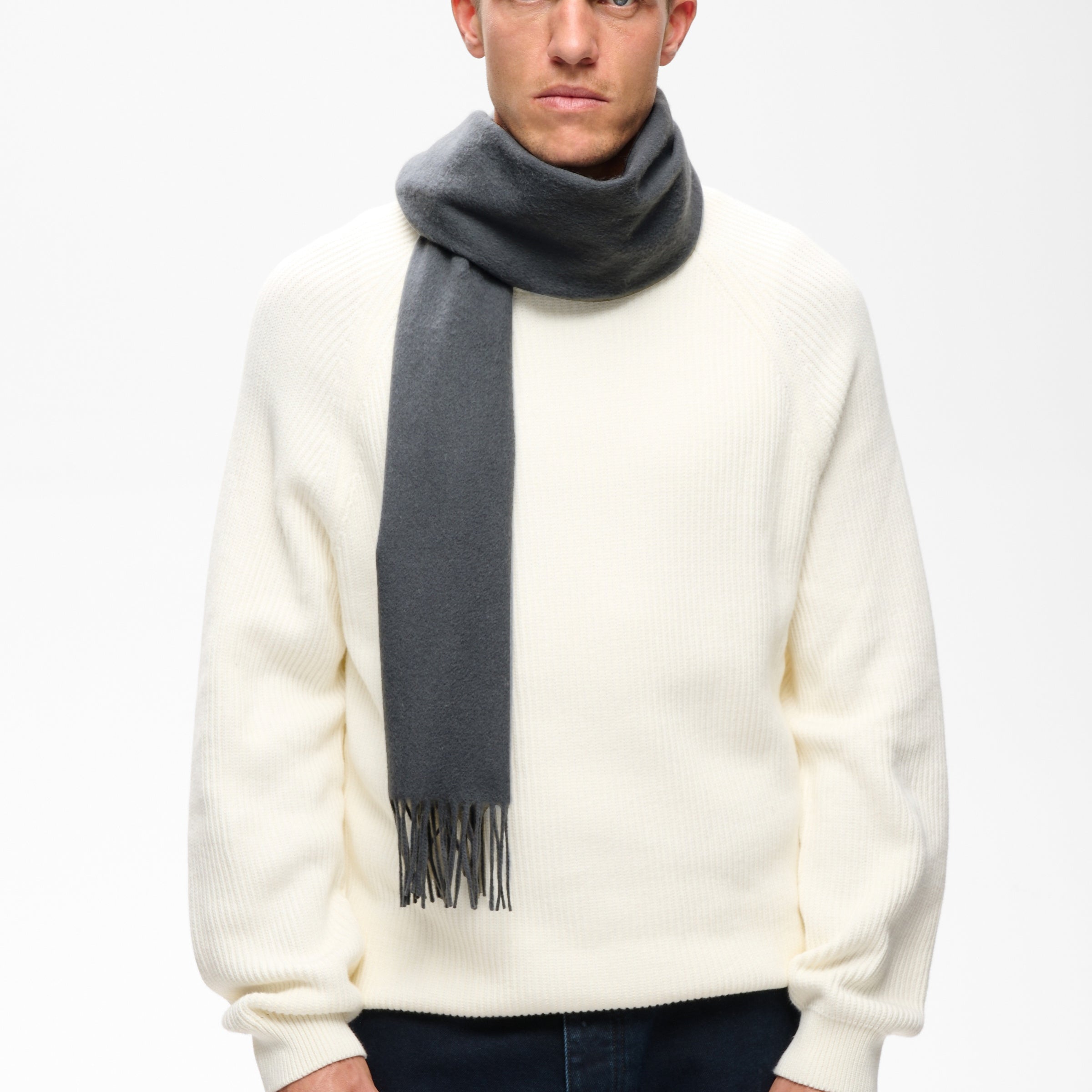 Matinique Wool Scarf Grey