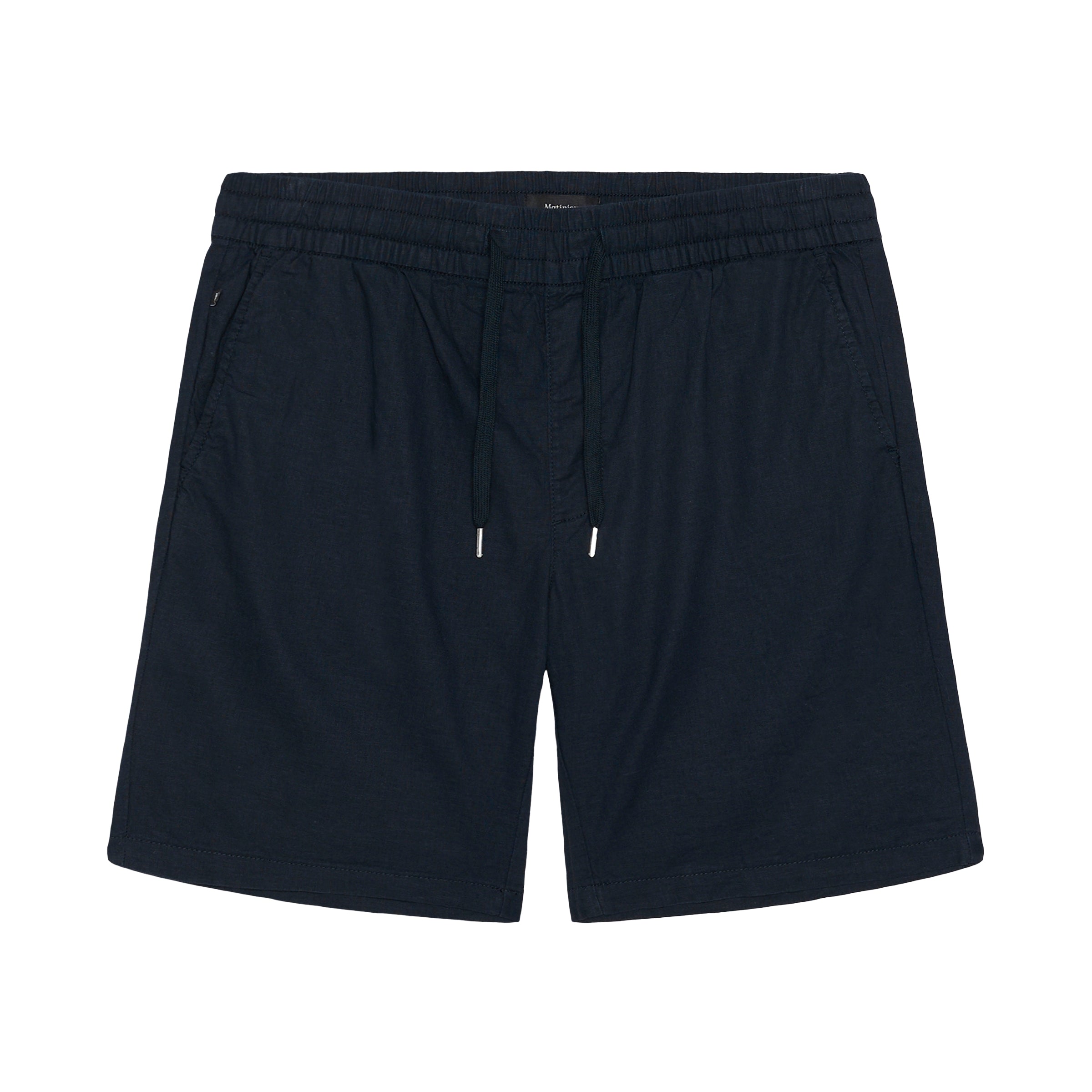 Matinique Barton Linen Shorts Navy