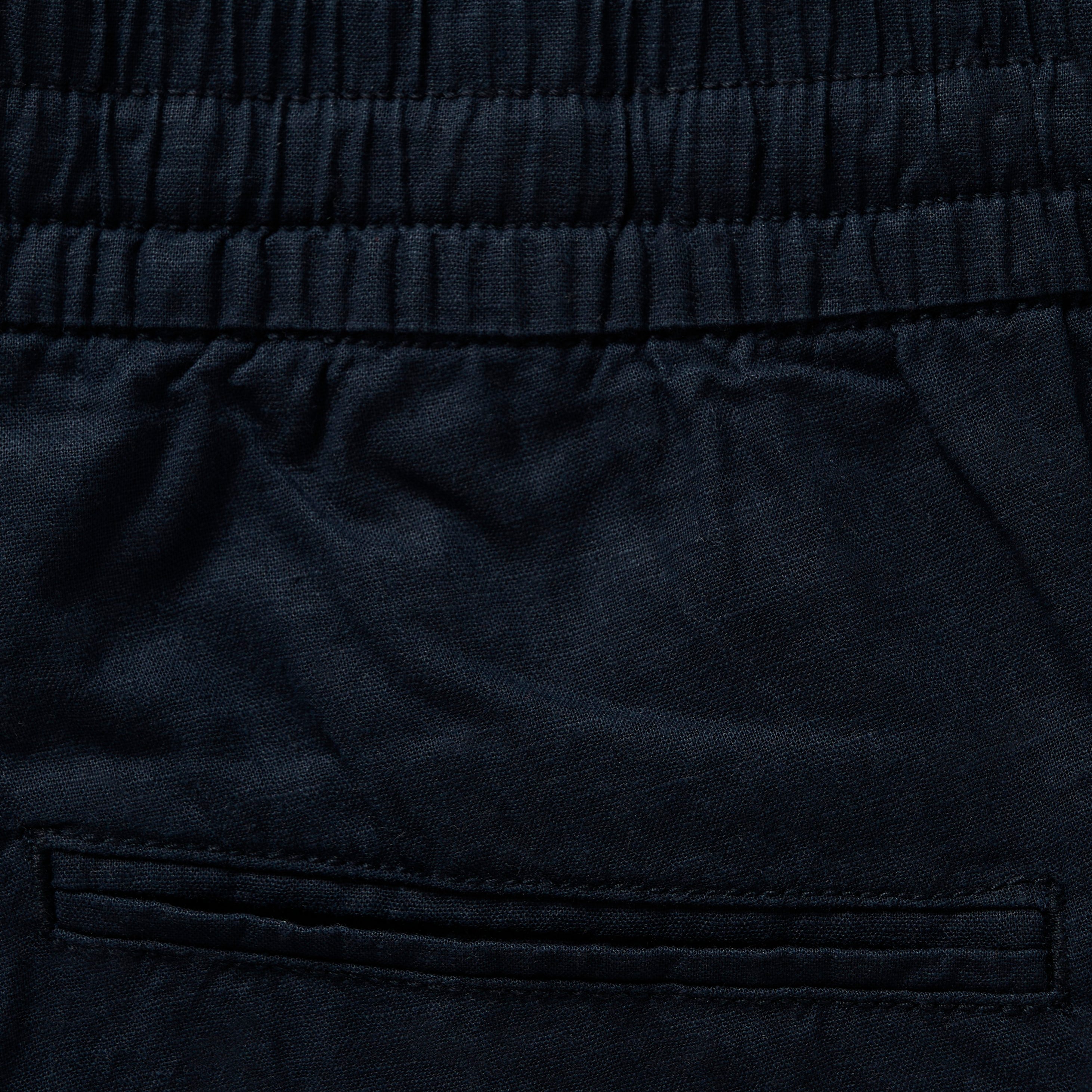 Matinique Barton Linen Shorts Navy