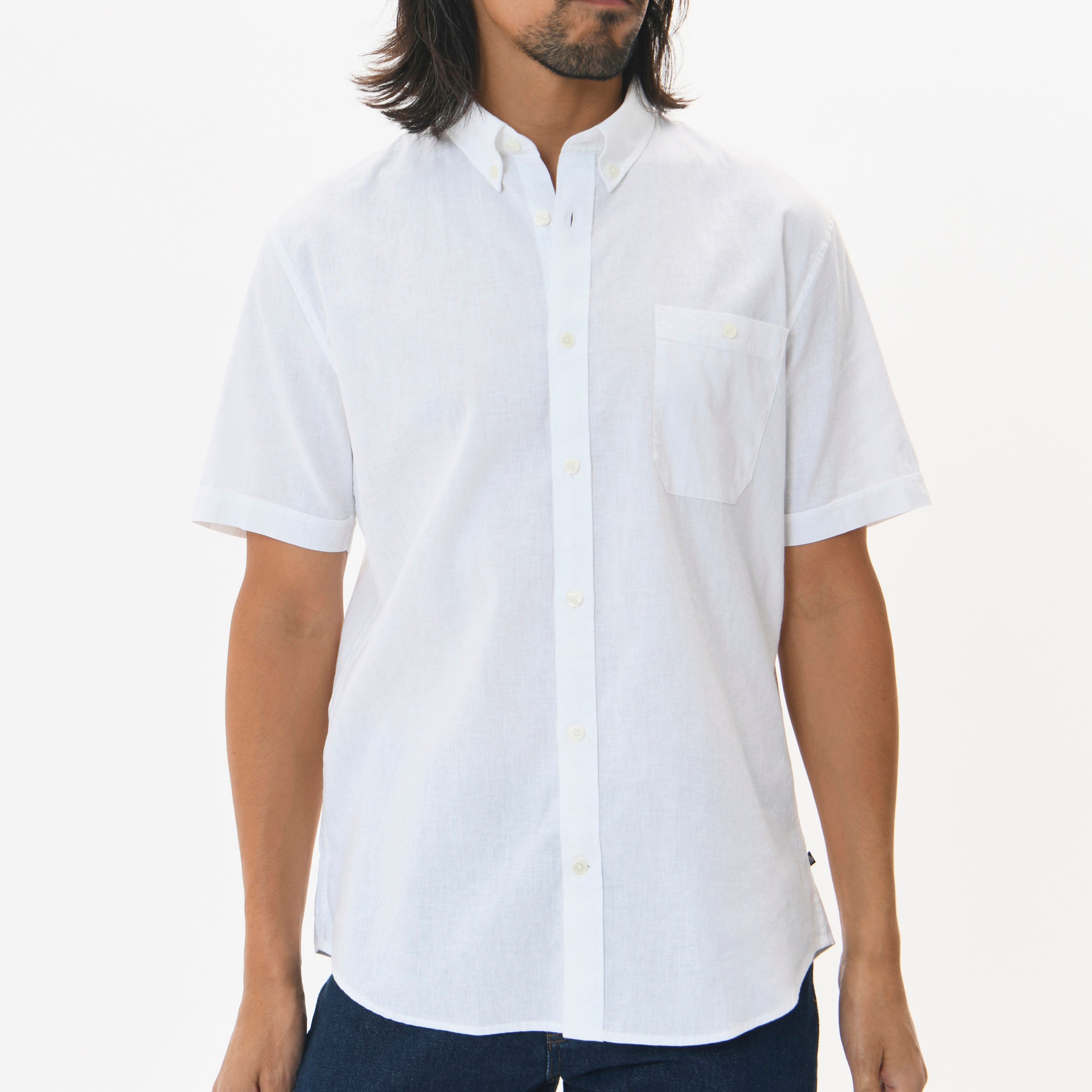 Matinique Linen Shirt White