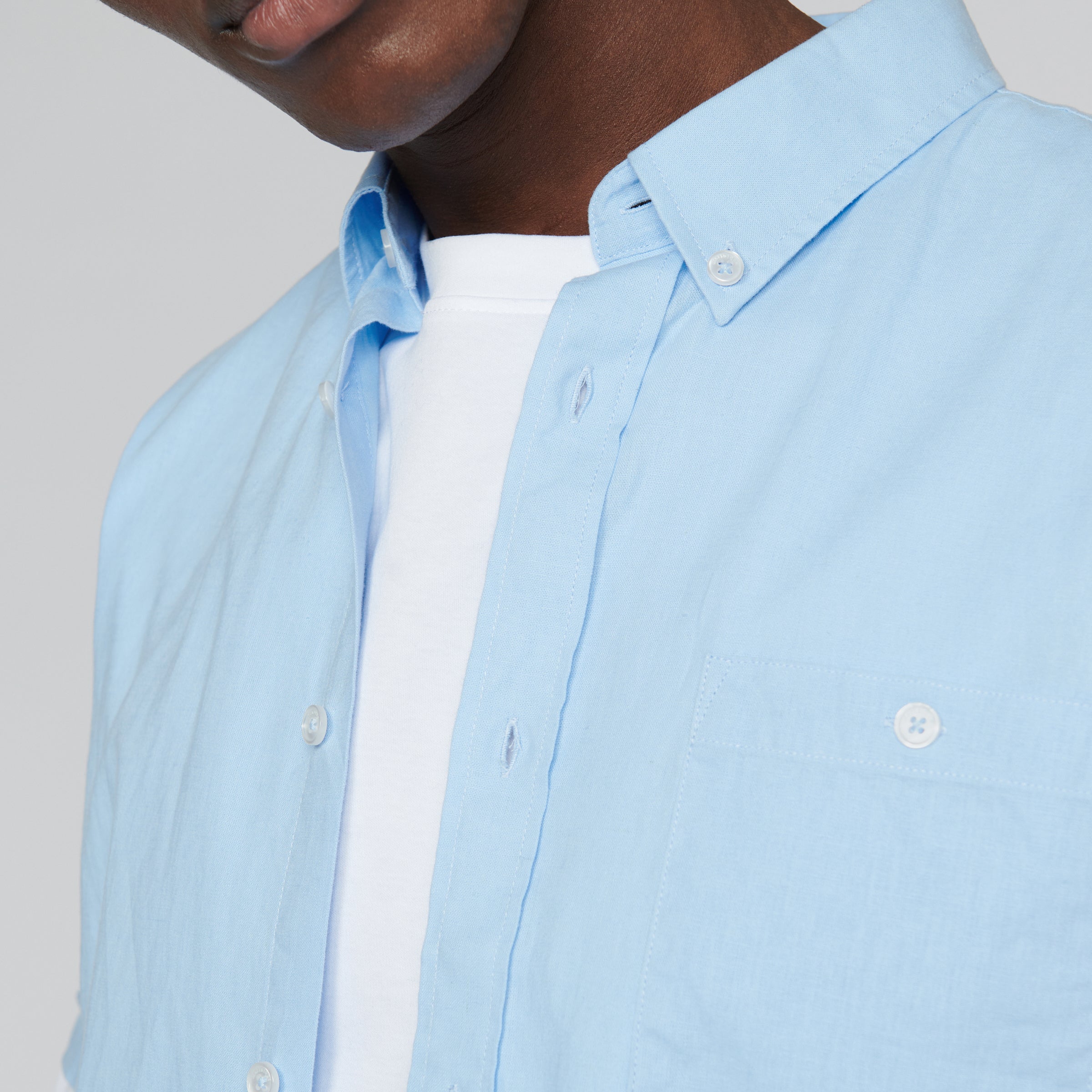 Matinique Linen Shirt Sky