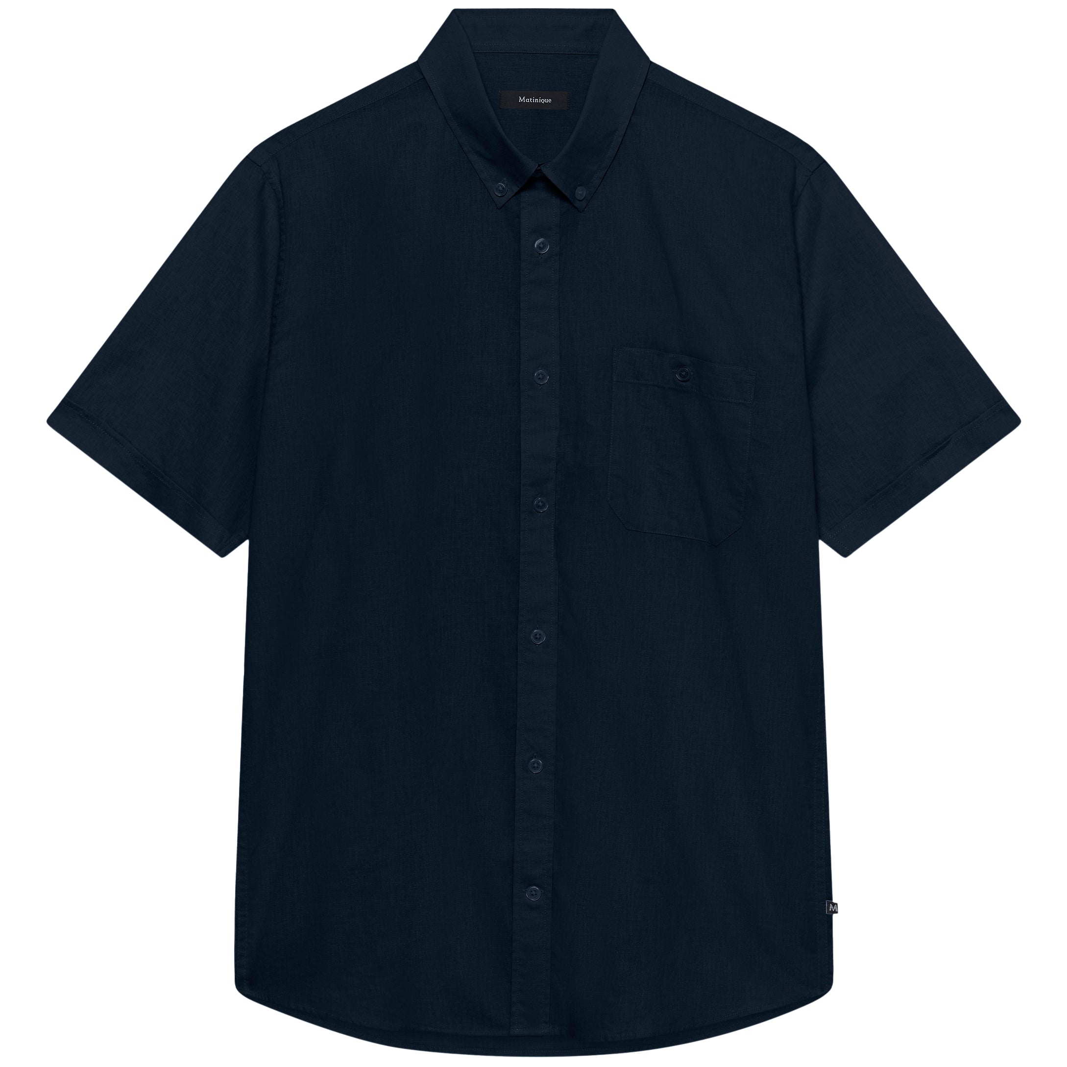 Matinique Linen Shirt Navy