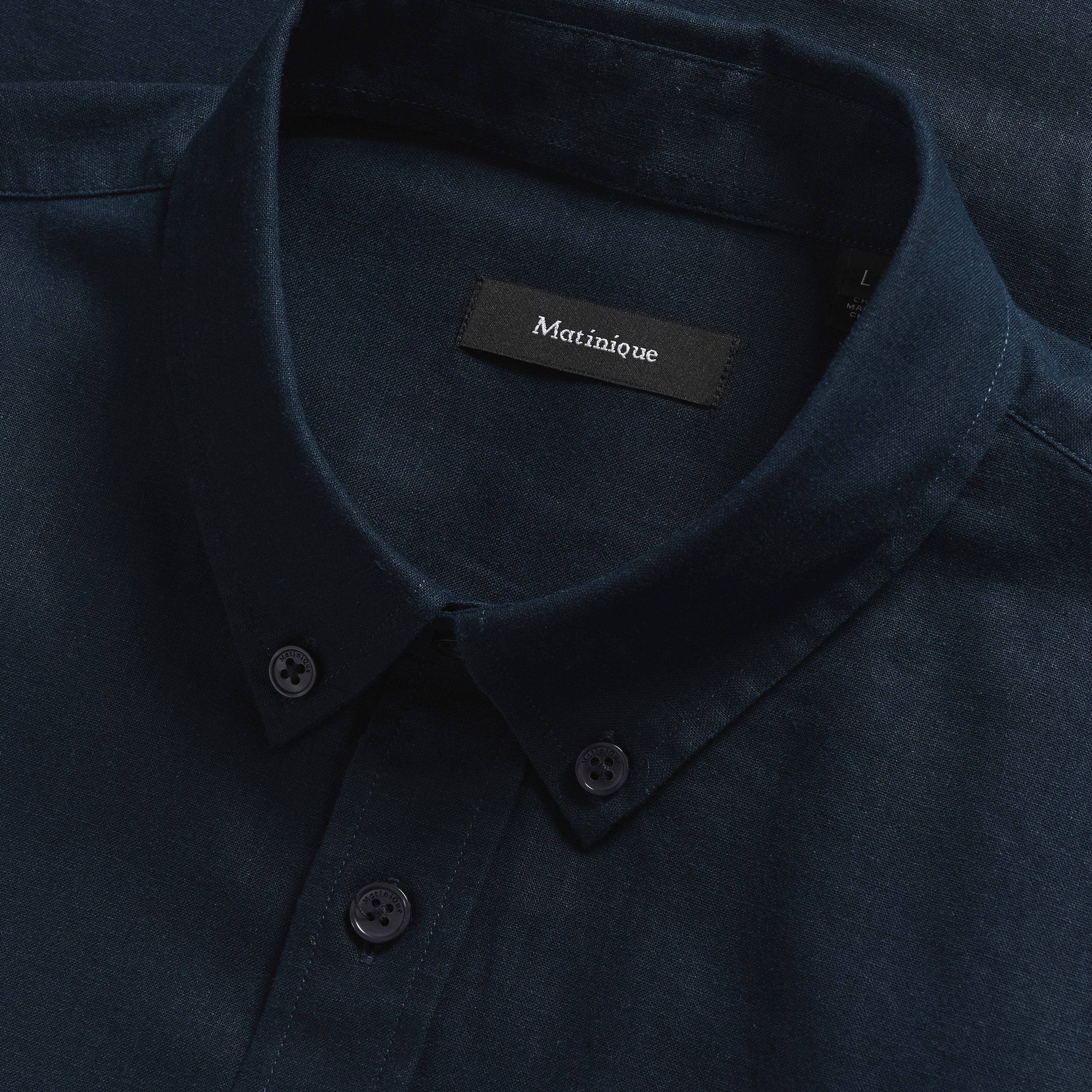 Matinique Linen Shirt Navy