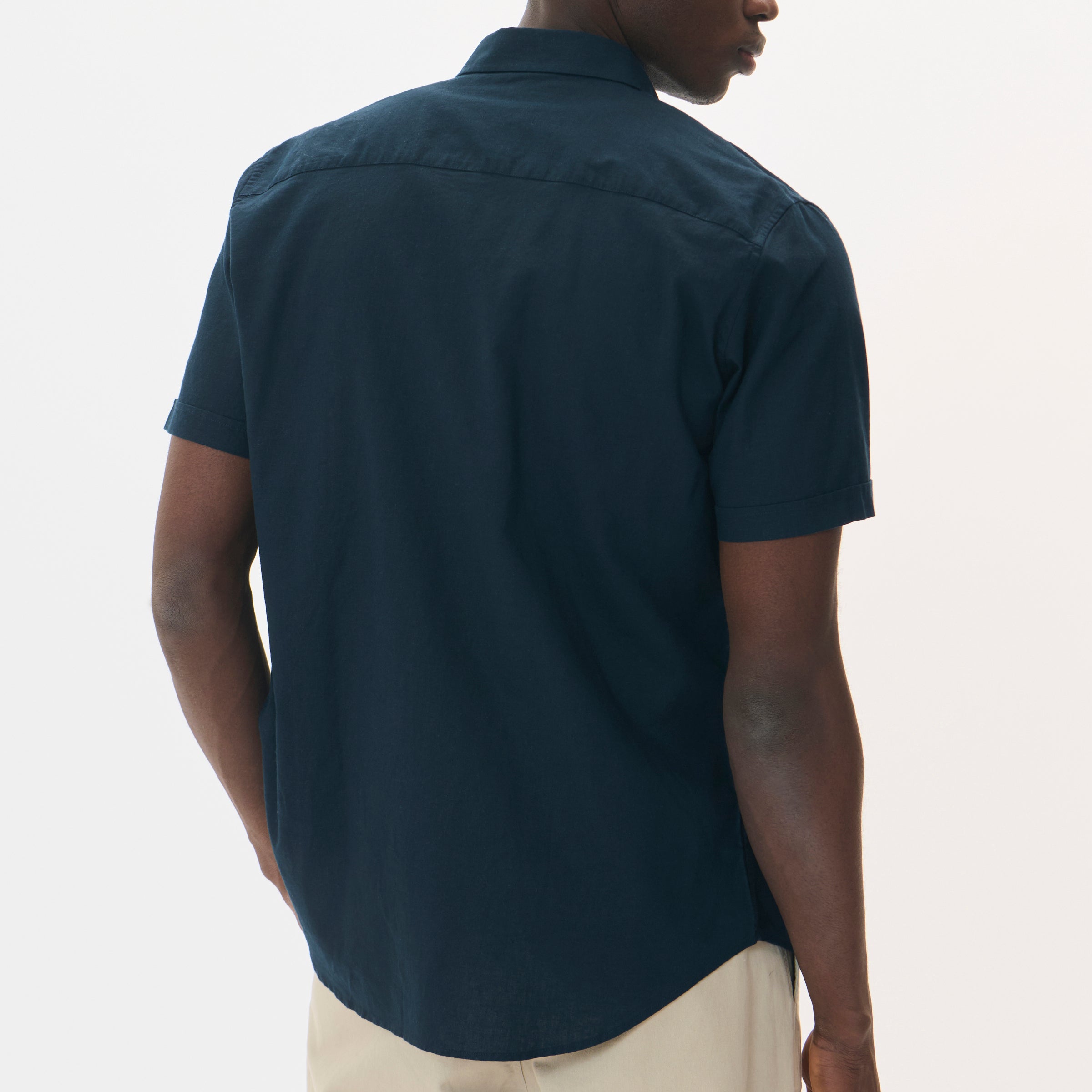 Matinique Linen Shirt Navy