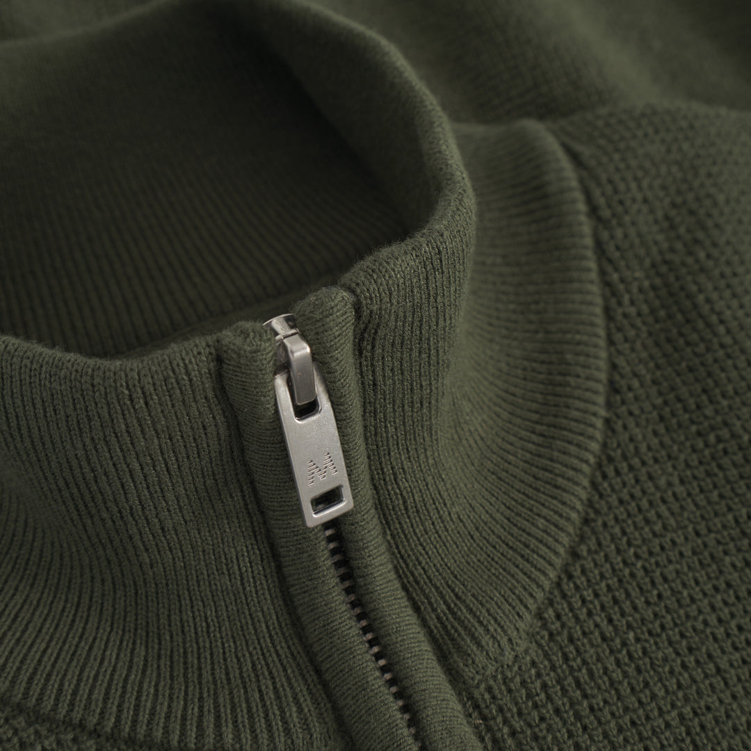 Matinique Lagoon Textured Knit Sweater Forest