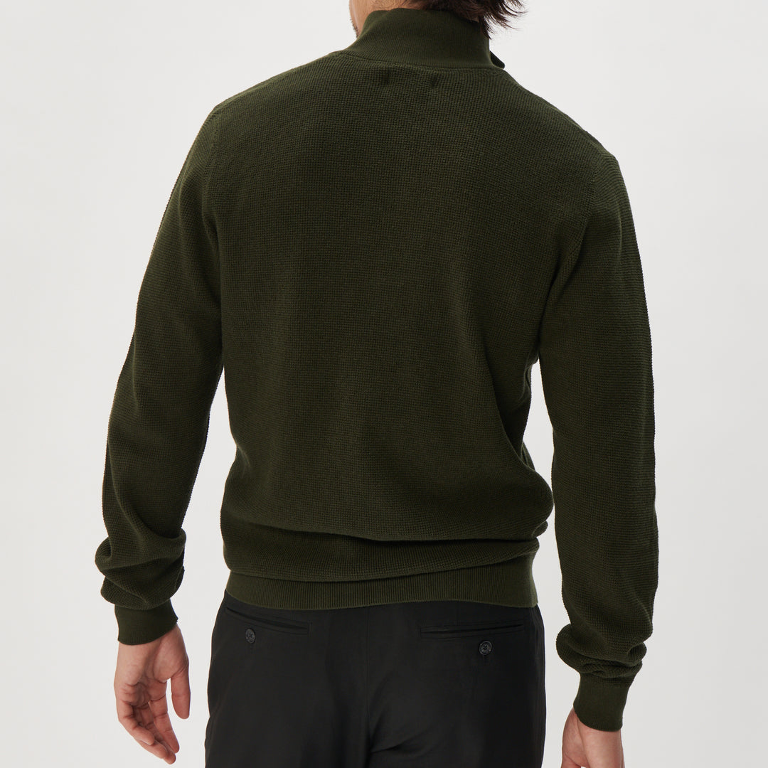 Matinique Lagoon Textured Knit Sweater Forest