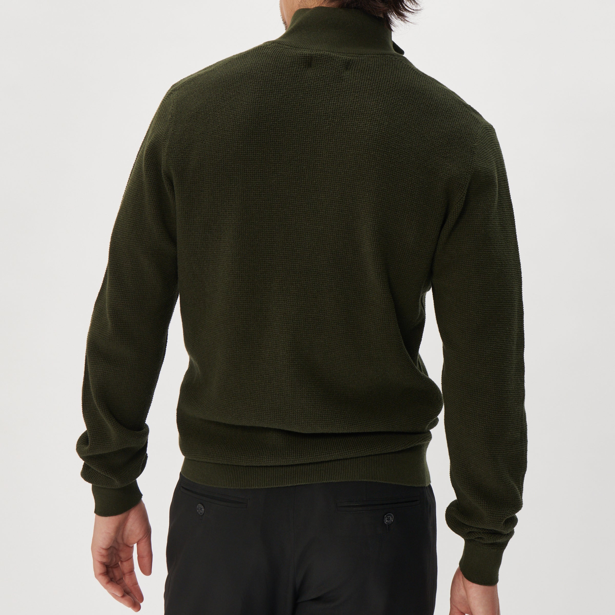 Matinique Lagoon Textured Knit Sweater Forest