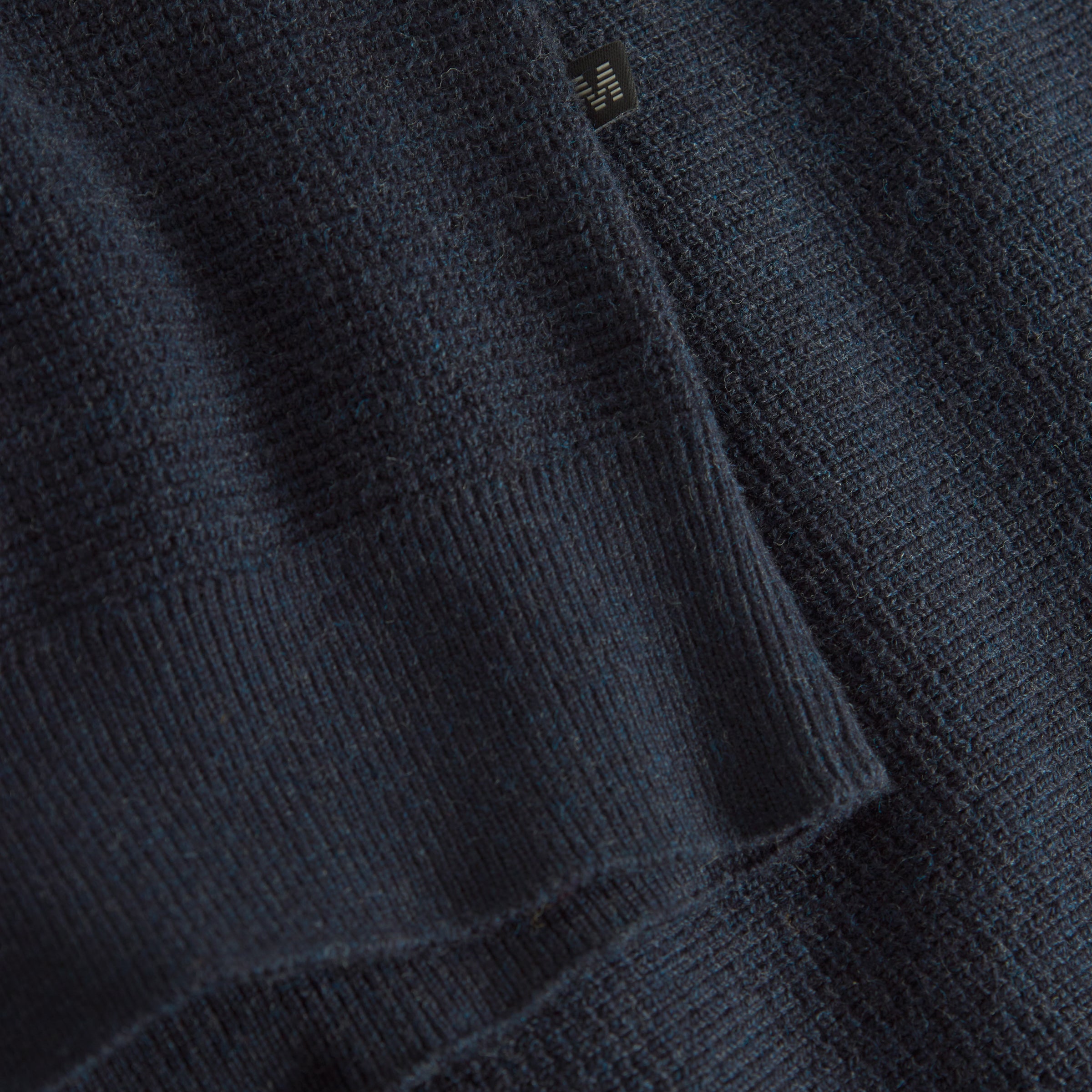 Matinique Lagoon Textured Knit Sweater Navy