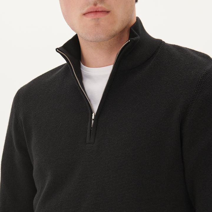 Matinique Lagoon Textured Knit Sweater Black