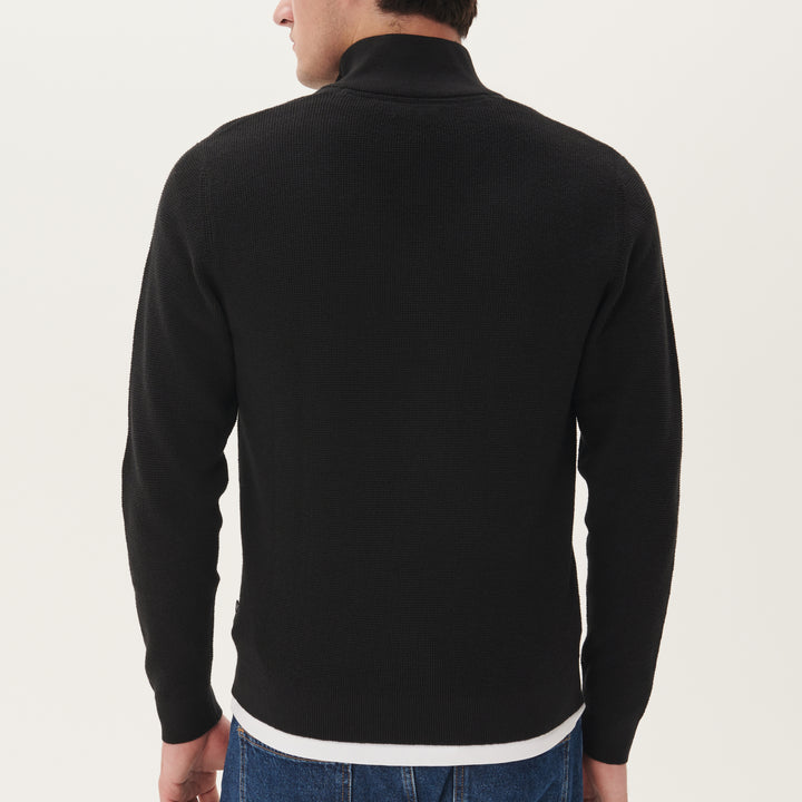 Matinique Lagoon Textured Knit Sweater Black