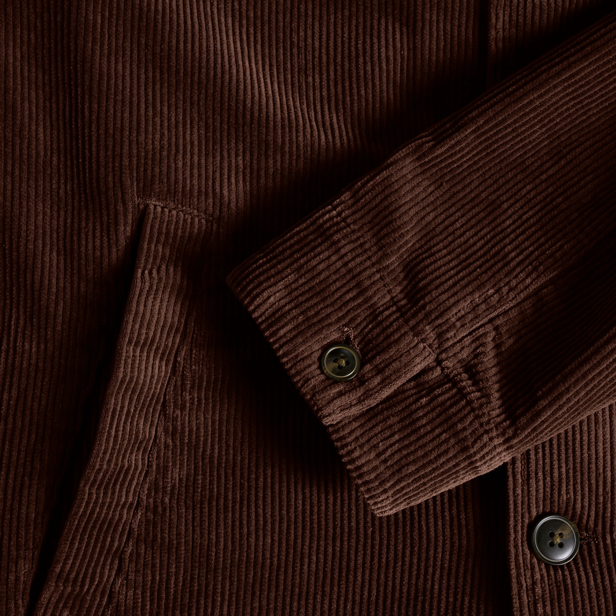 Matinique Shay Cord Overshirt Brown