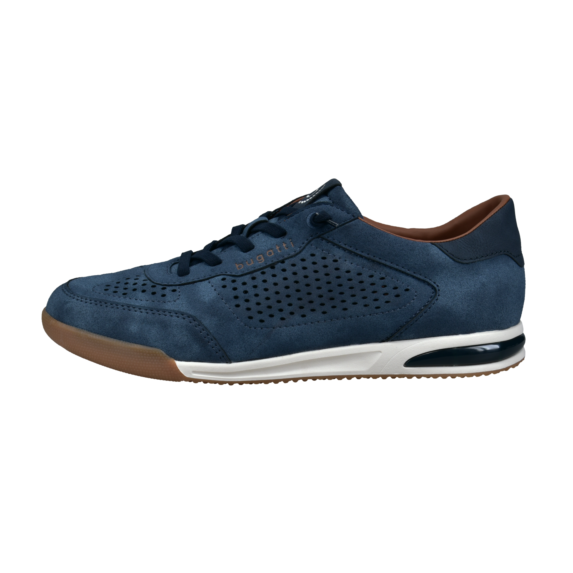 Bugatti Suede Trainers Blue