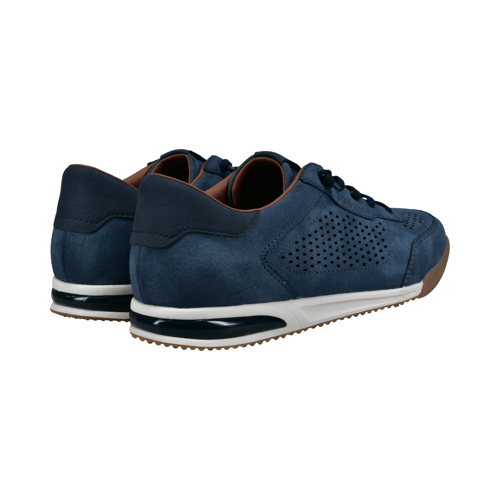 Bugatti Suede Trainers Blue