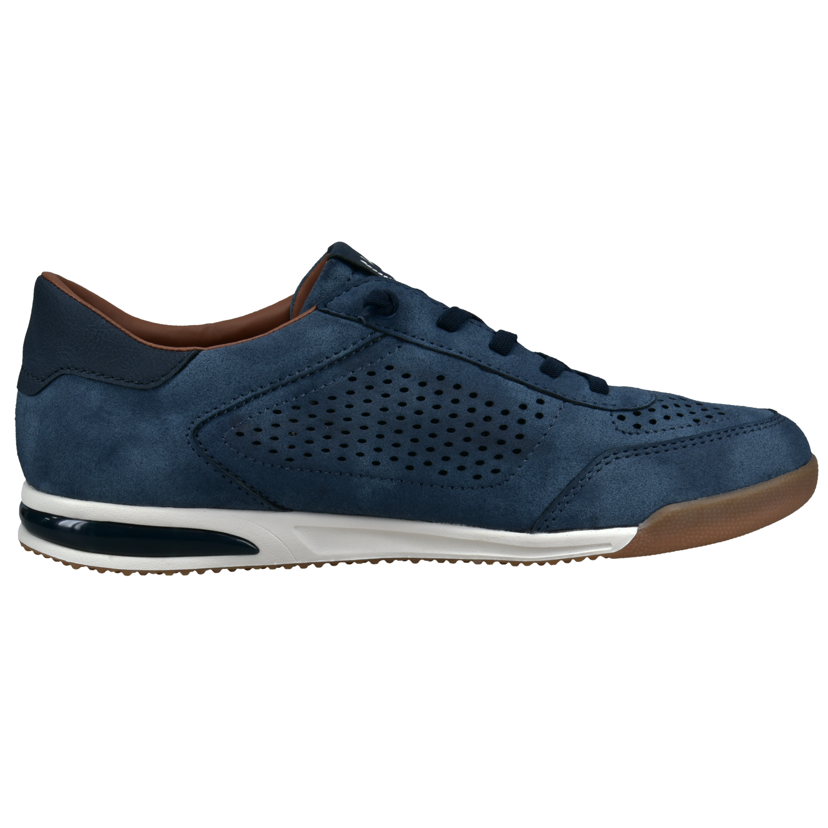 Bugatti Suede Trainers Blue