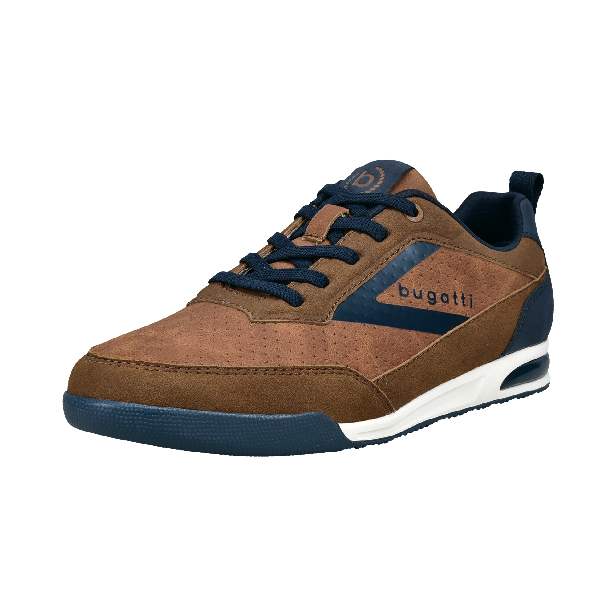 Bugatti Suede Trainers Tan