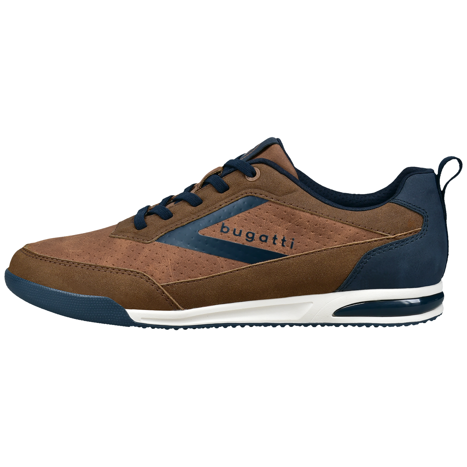 Bugatti Suede Trainers Tan