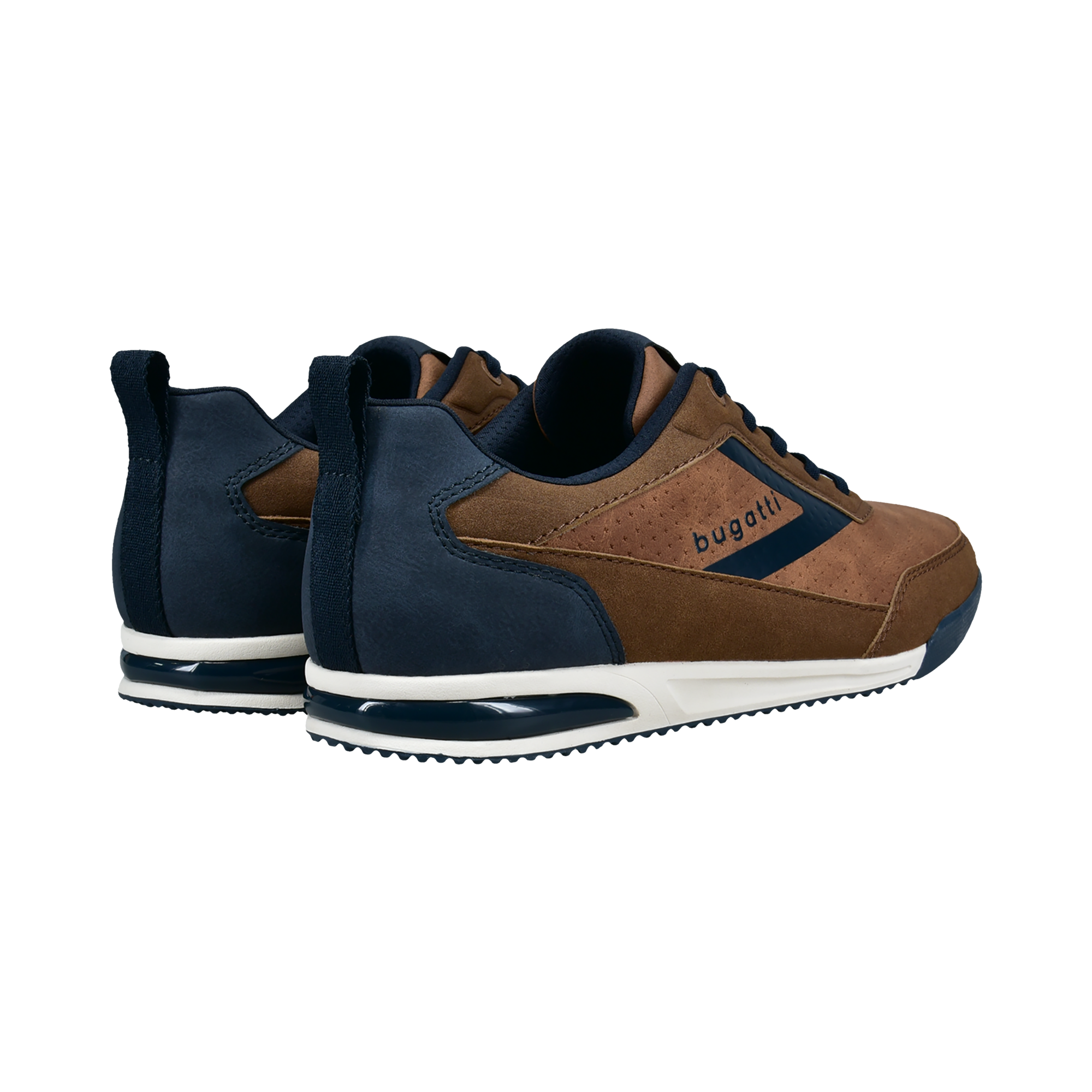 Bugatti Suede Trainers Tan