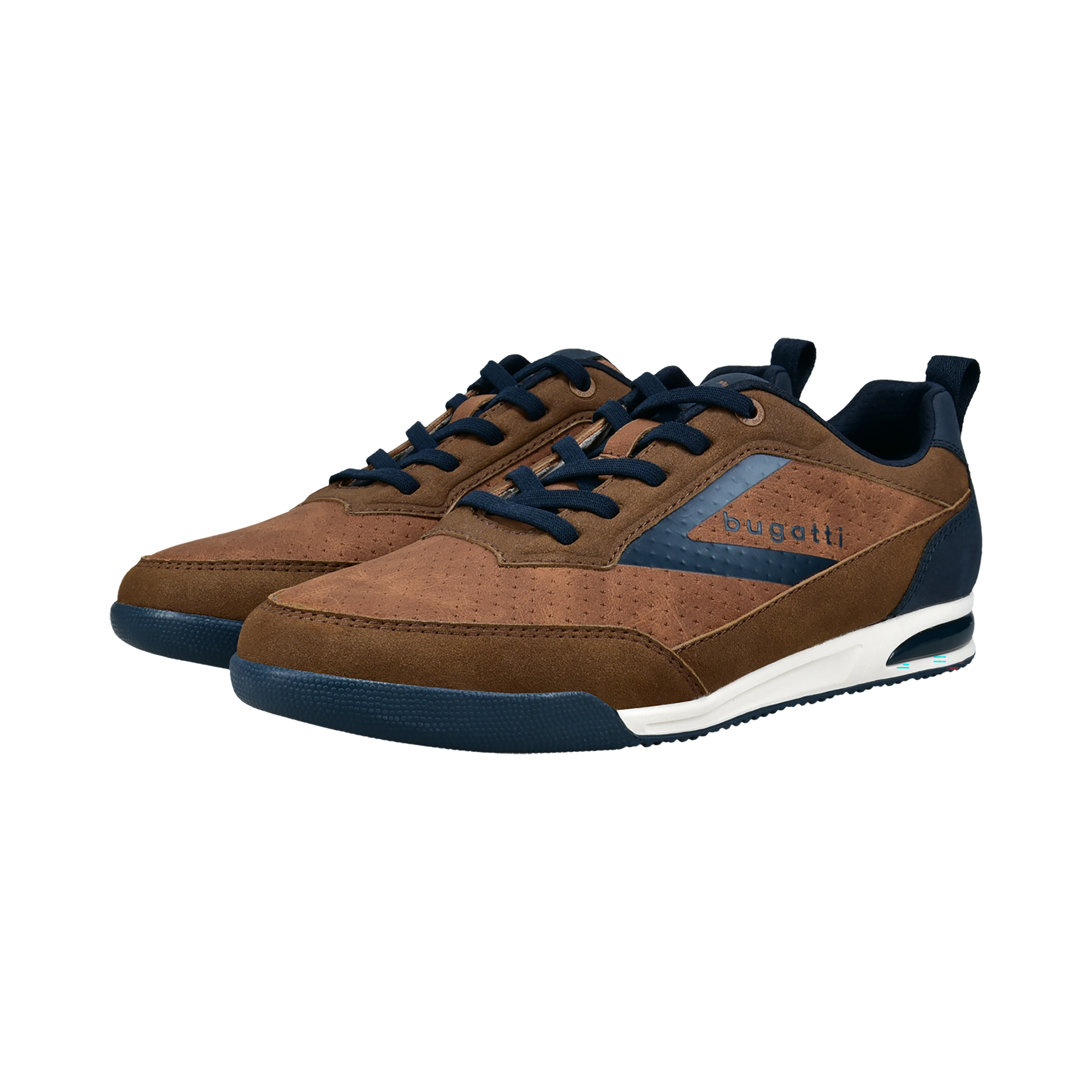 Bugatti Suede Trainers Tan