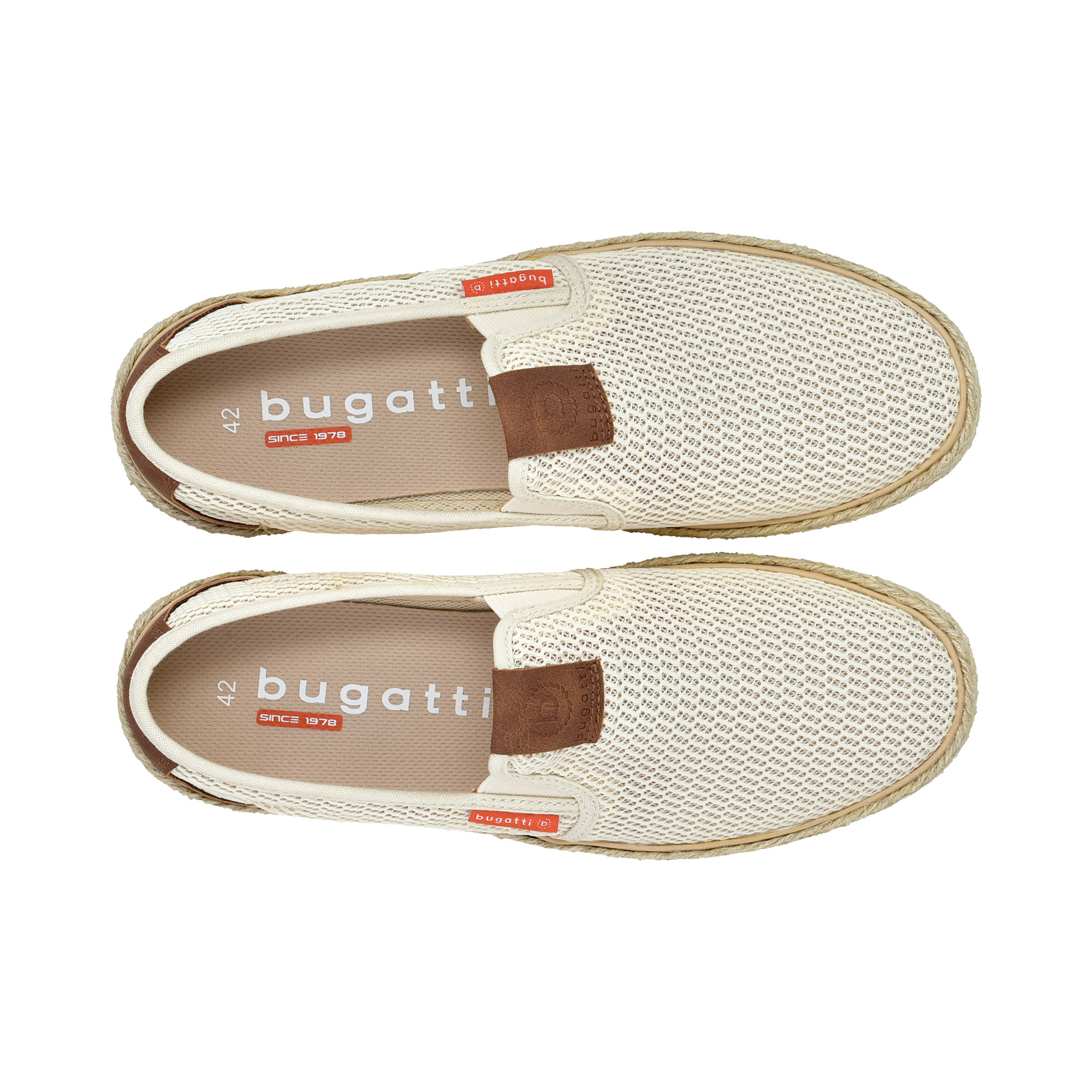 Bugatti Slip On Shoes Beige