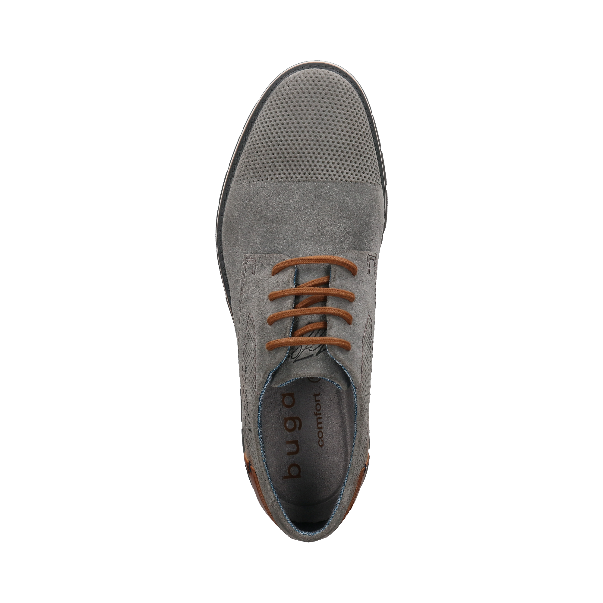 Bugatti Suede Shoes Grey