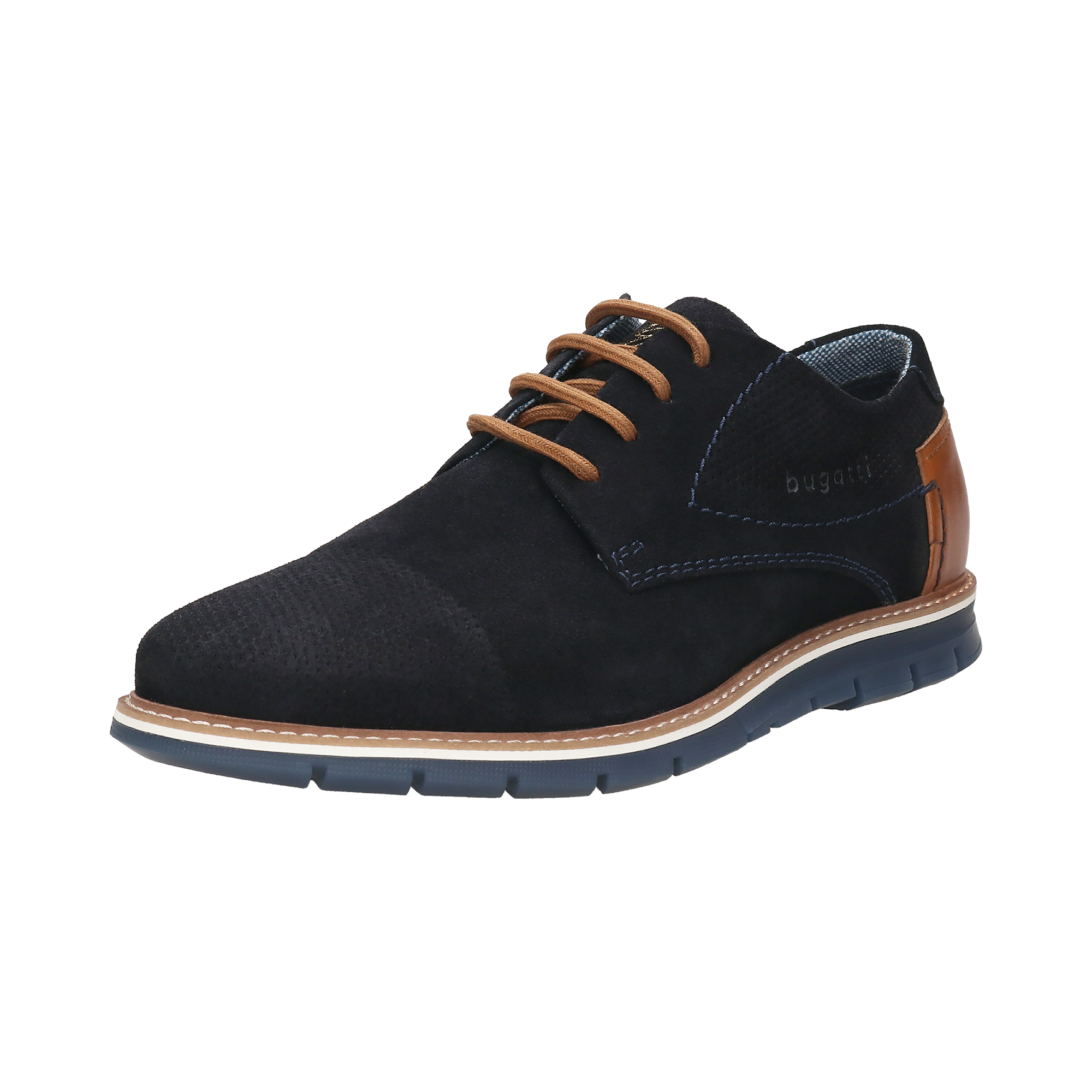 Bugatti Suede Shoes Navy