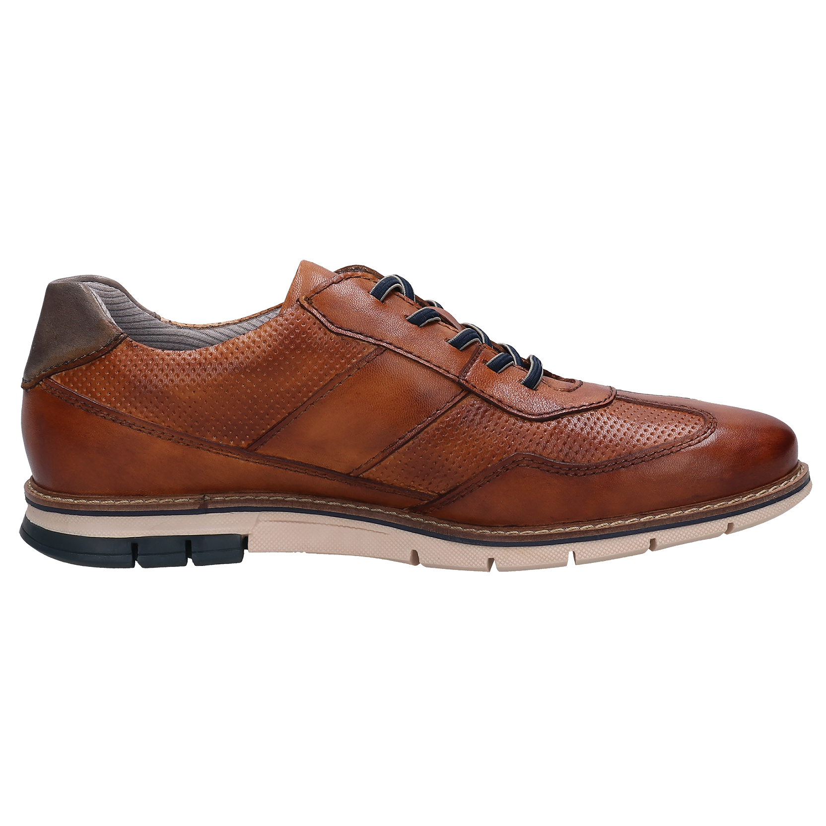 Bugatti Leather Trainers Brown