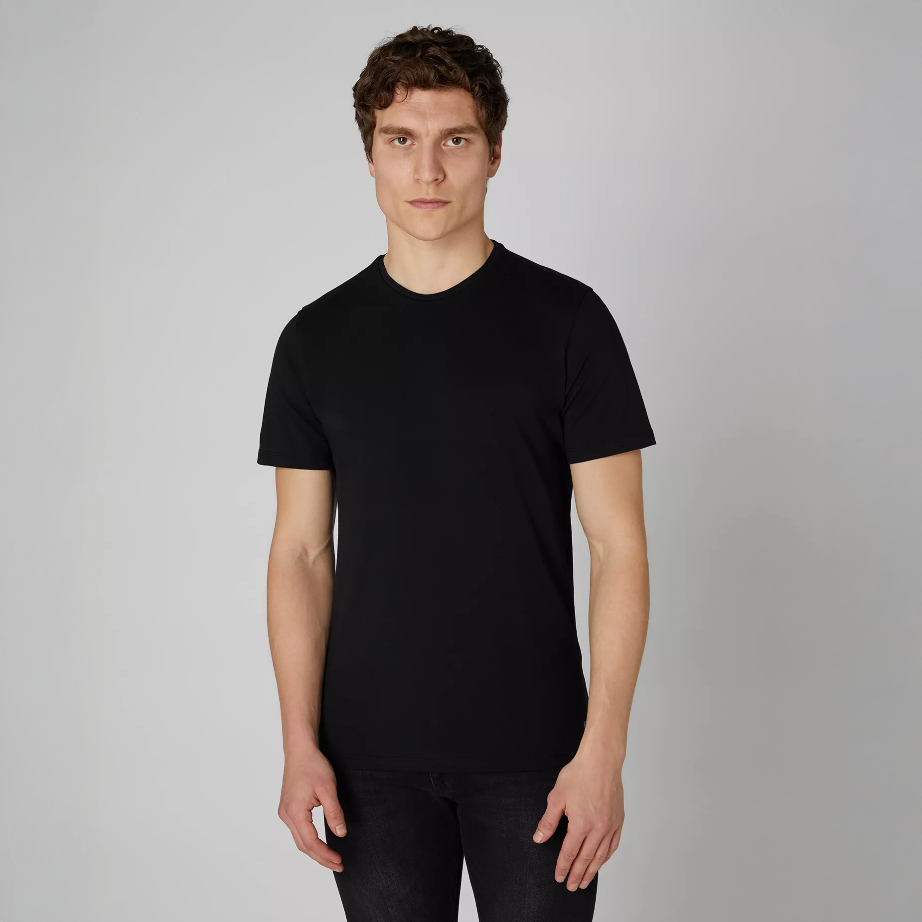 Remus Uomo Cotton T-Shirt Black