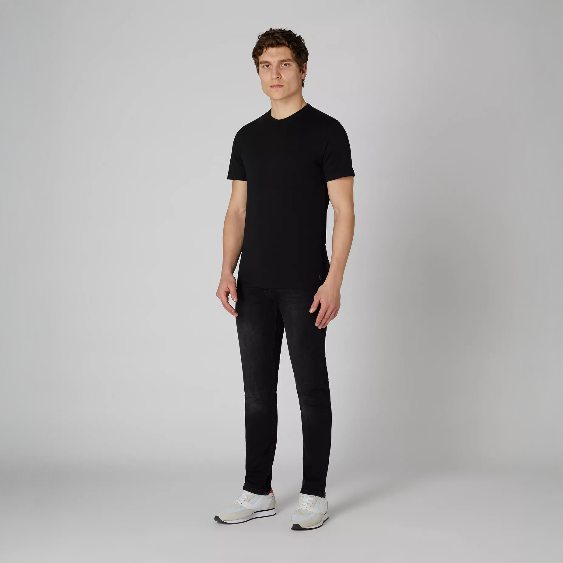 Remus Uomo Cotton T-Shirt Black