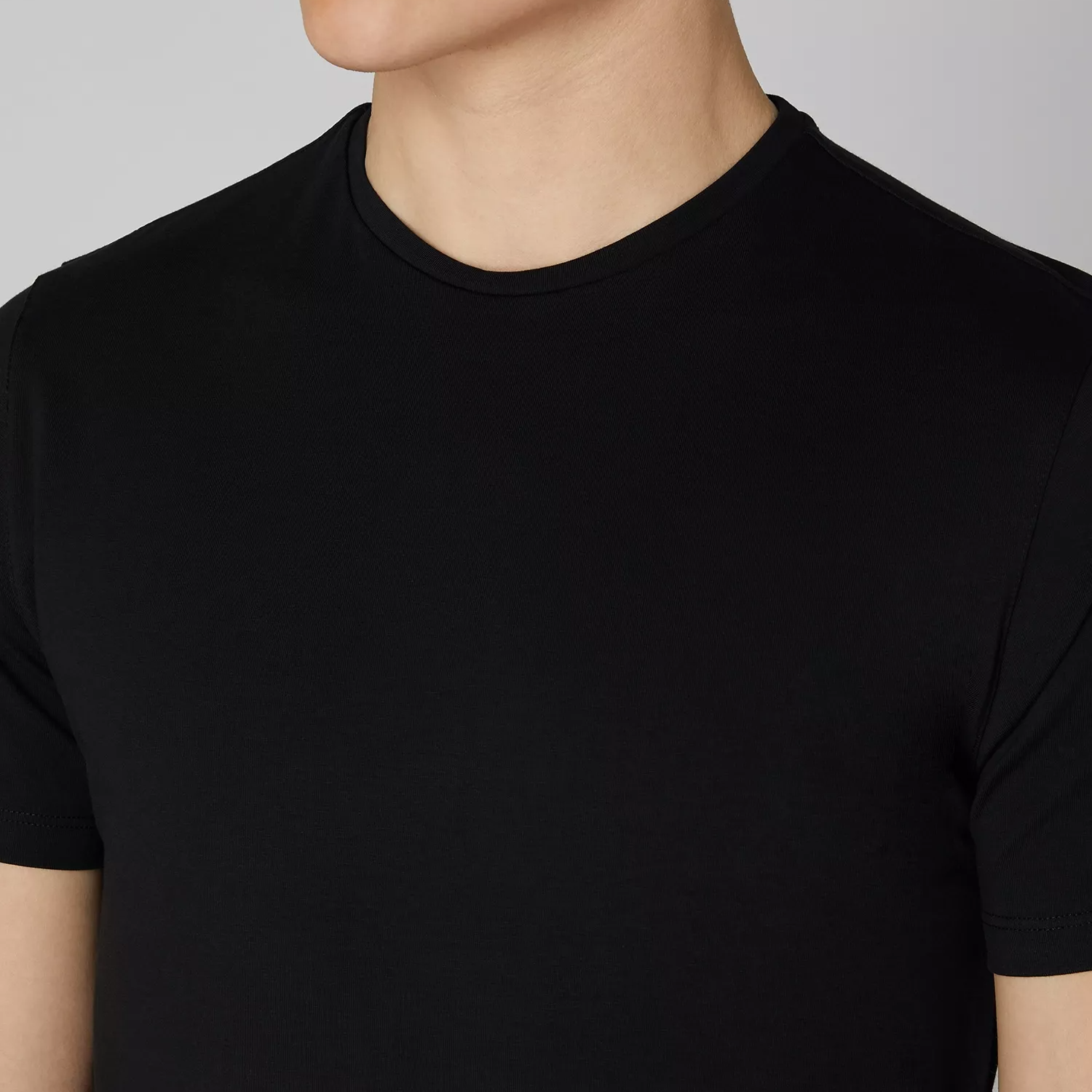 Remus Uomo Cotton T-Shirt Black