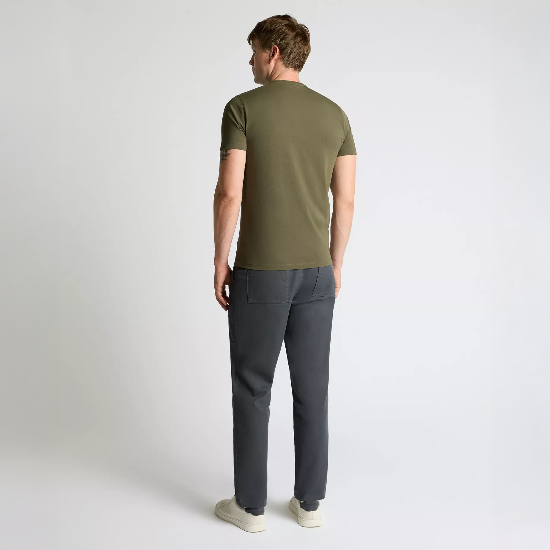Remus Uomo Cotton T-Shirt Khaki